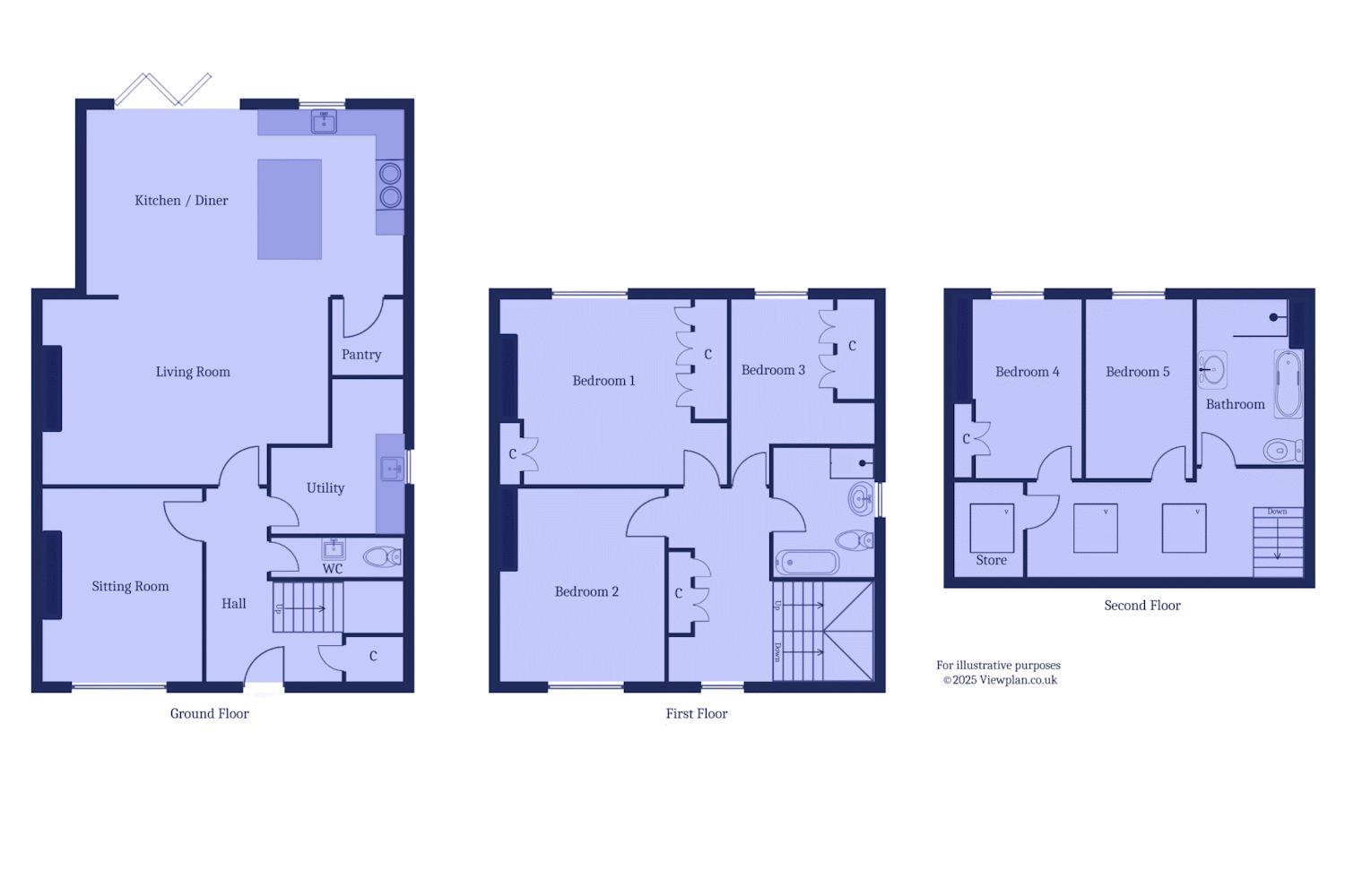 145, Lavernock Road, Penarth floorplan