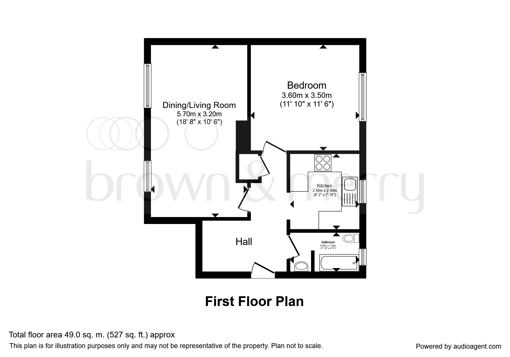 1 Bedrooms Flat for sale in Fletcher Way, Hemel Hempstead HP2