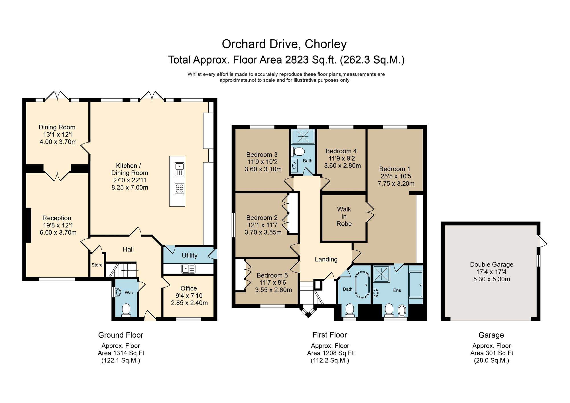 1 Orchard Drive, Chorley floorplan