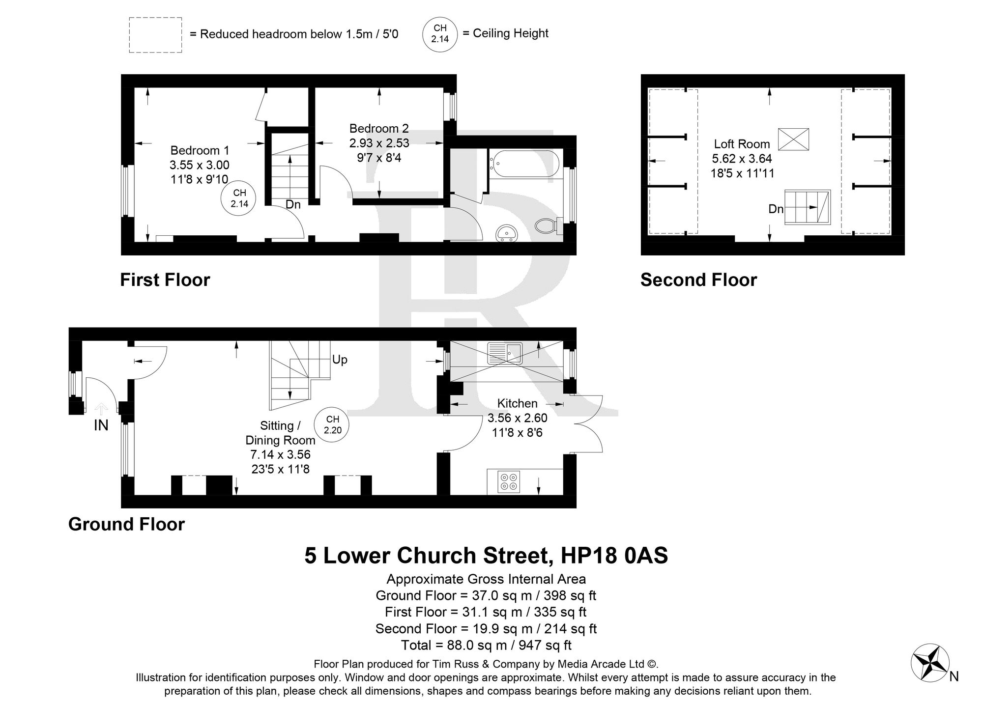 5 Lower Church Street, Aylesbury floorplan