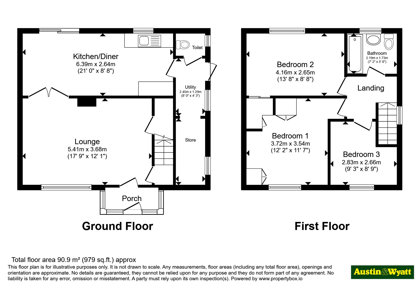 15, Elgar Road, Hampshire floorplan