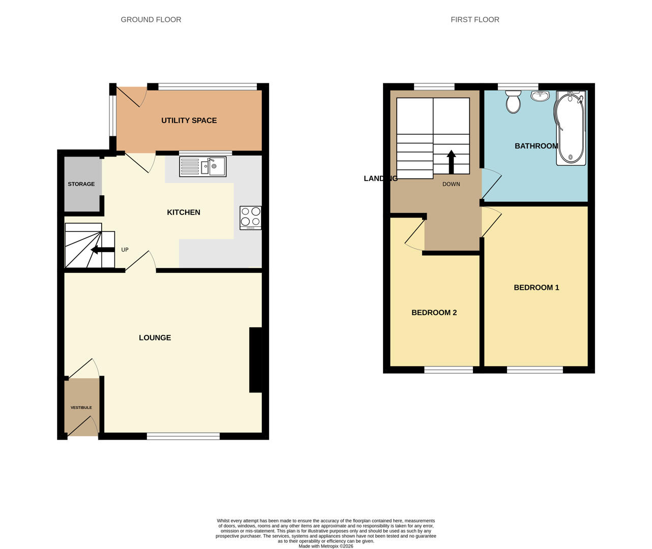 35, Lytham Road, Freckleton floorplan