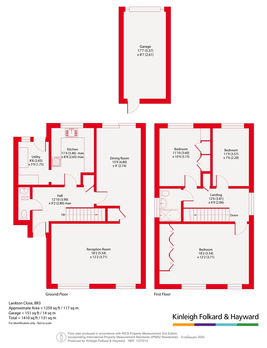 3, Lankton Close, Beckenham floorplan
