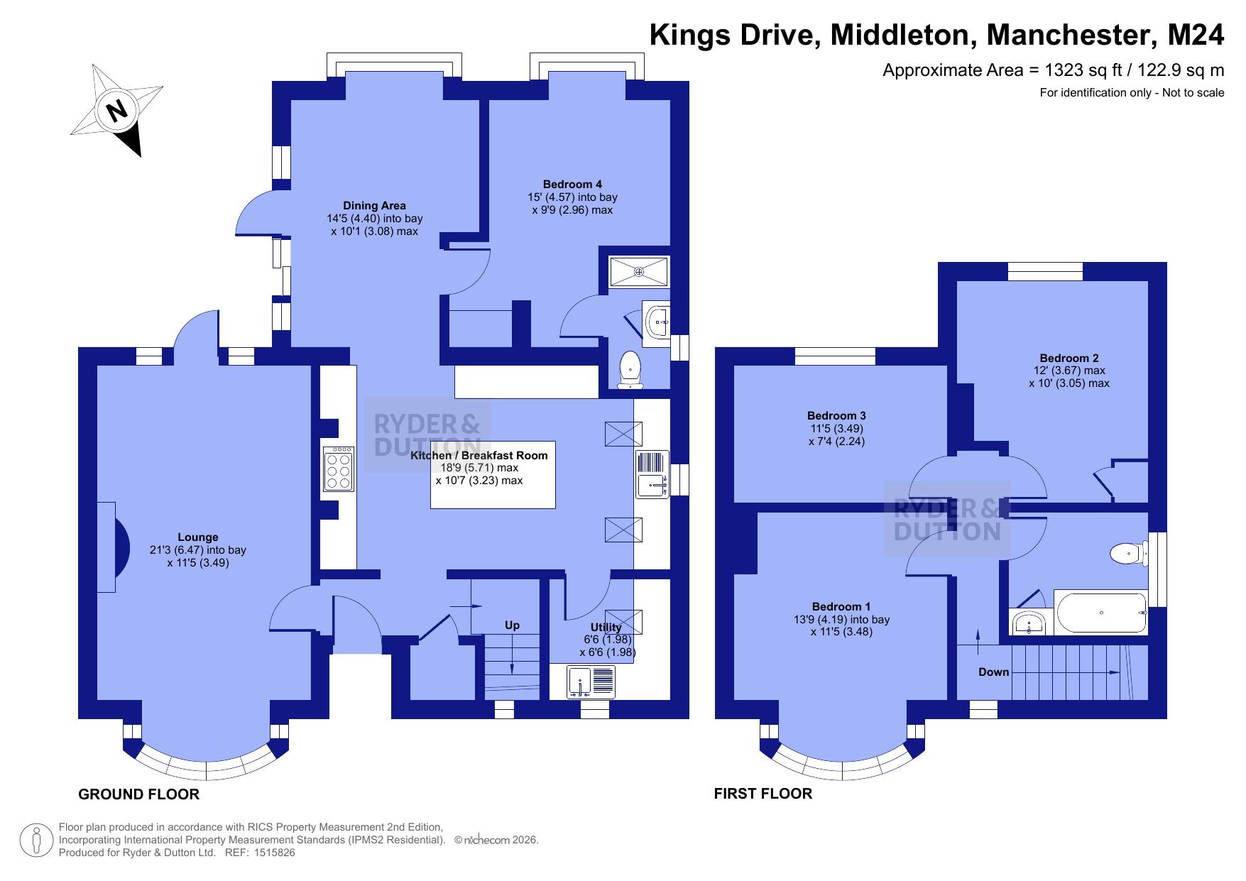 28, Kings Drive, Manchester floorplan