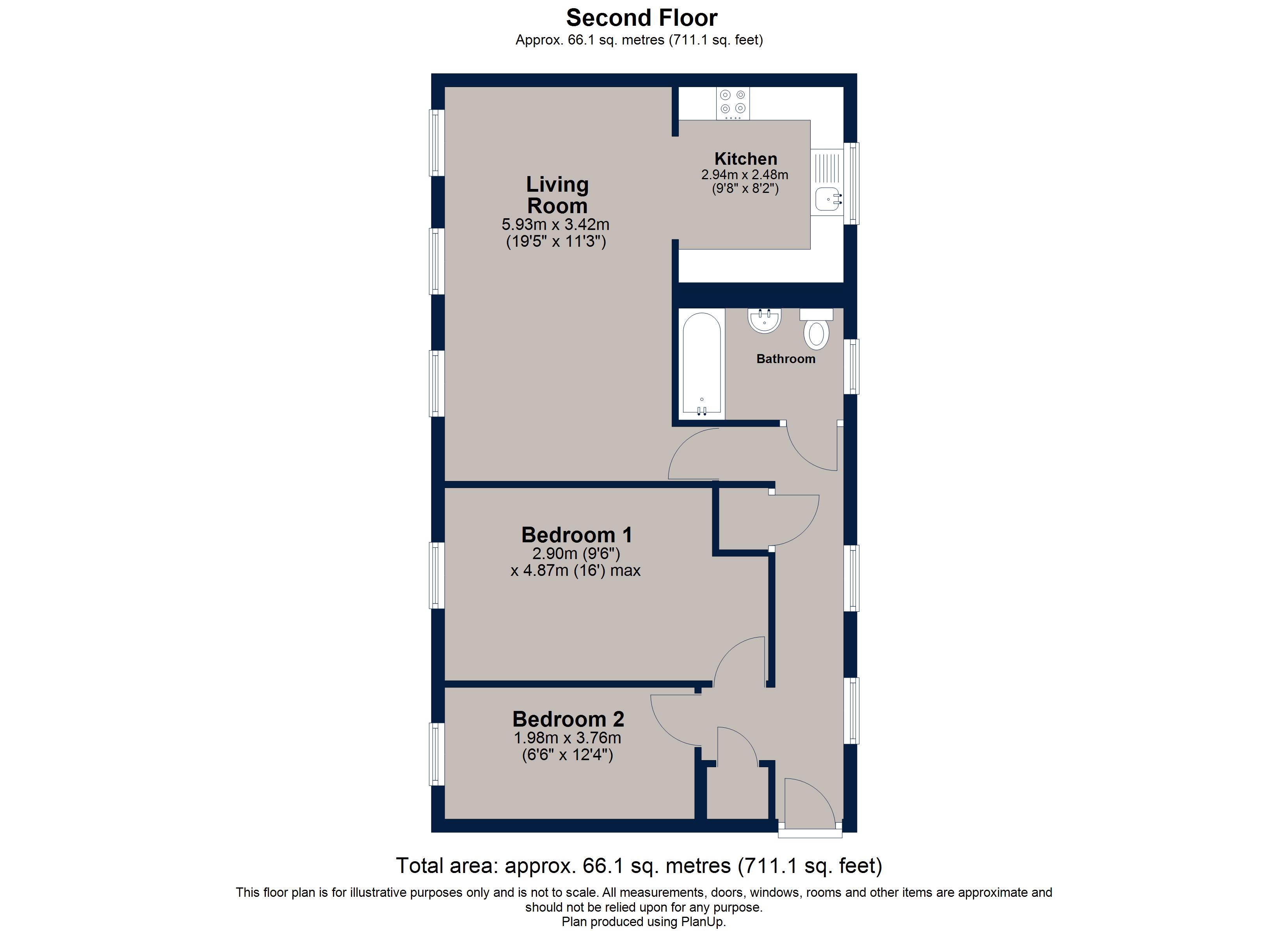 39, John Clare Close, Oakham floorplan
