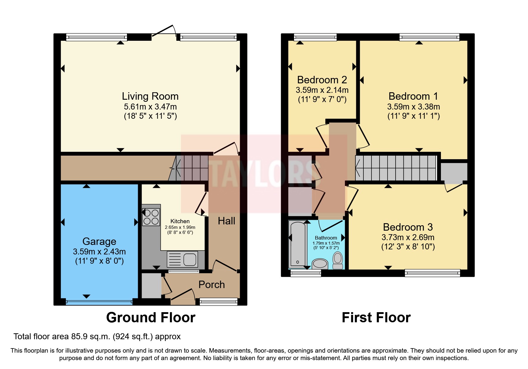 Grange Gardens, Sharnbrook, Bedford, Bedfordshire Mk44, 3 Bedroom 