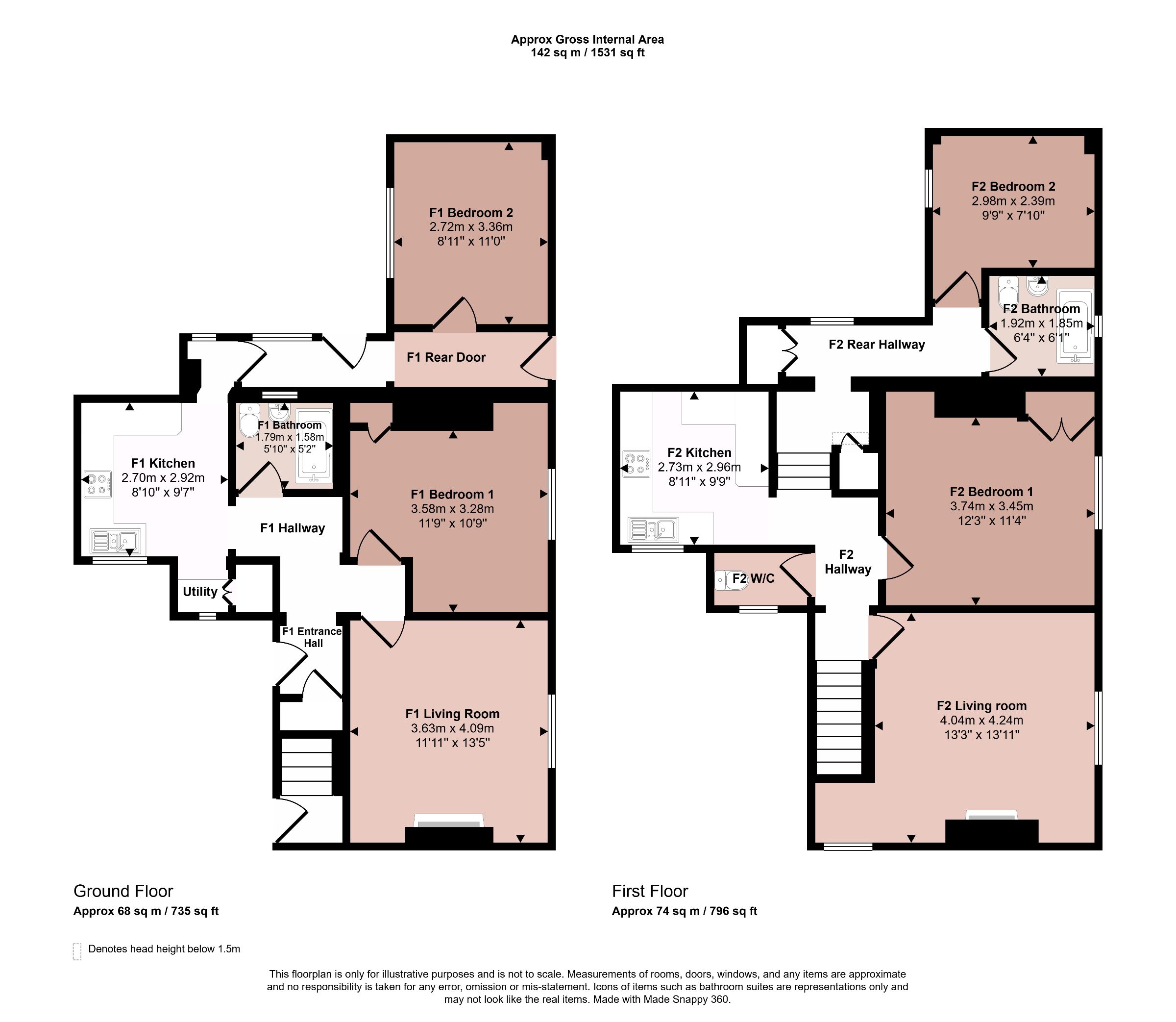13 Park Row, Knaresborough floorplan
