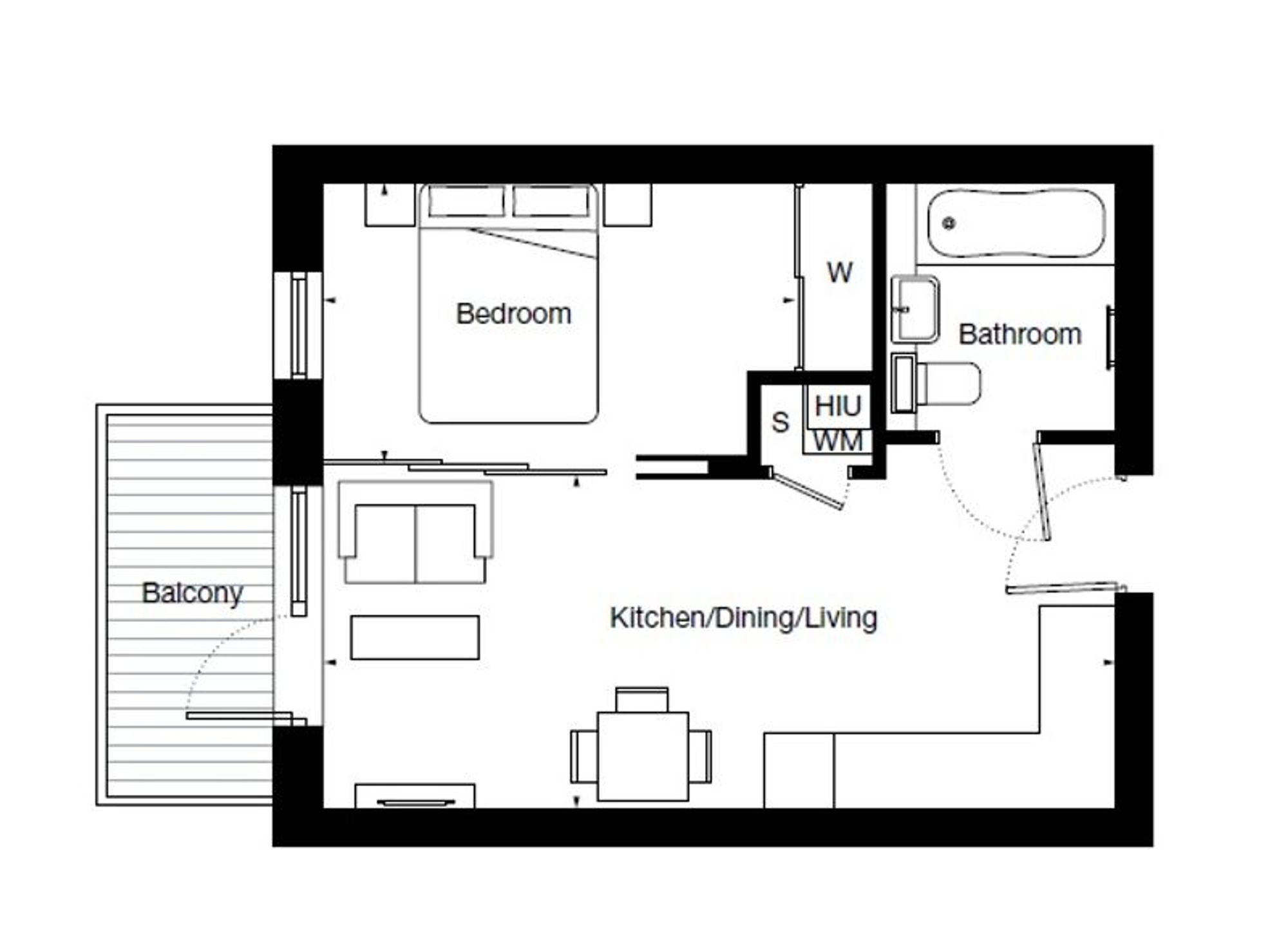 Flat 45, Peninsula Quay Pegasus Way, Gillingham floorplan