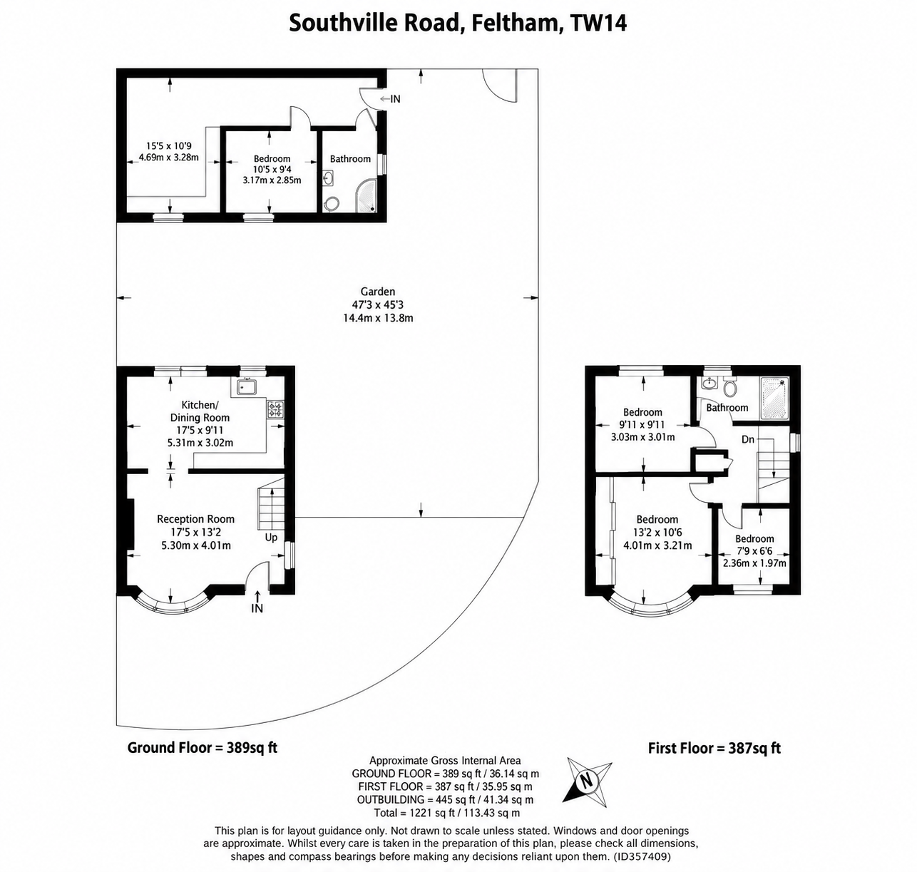 71, Southville Road, Feltham floorplan