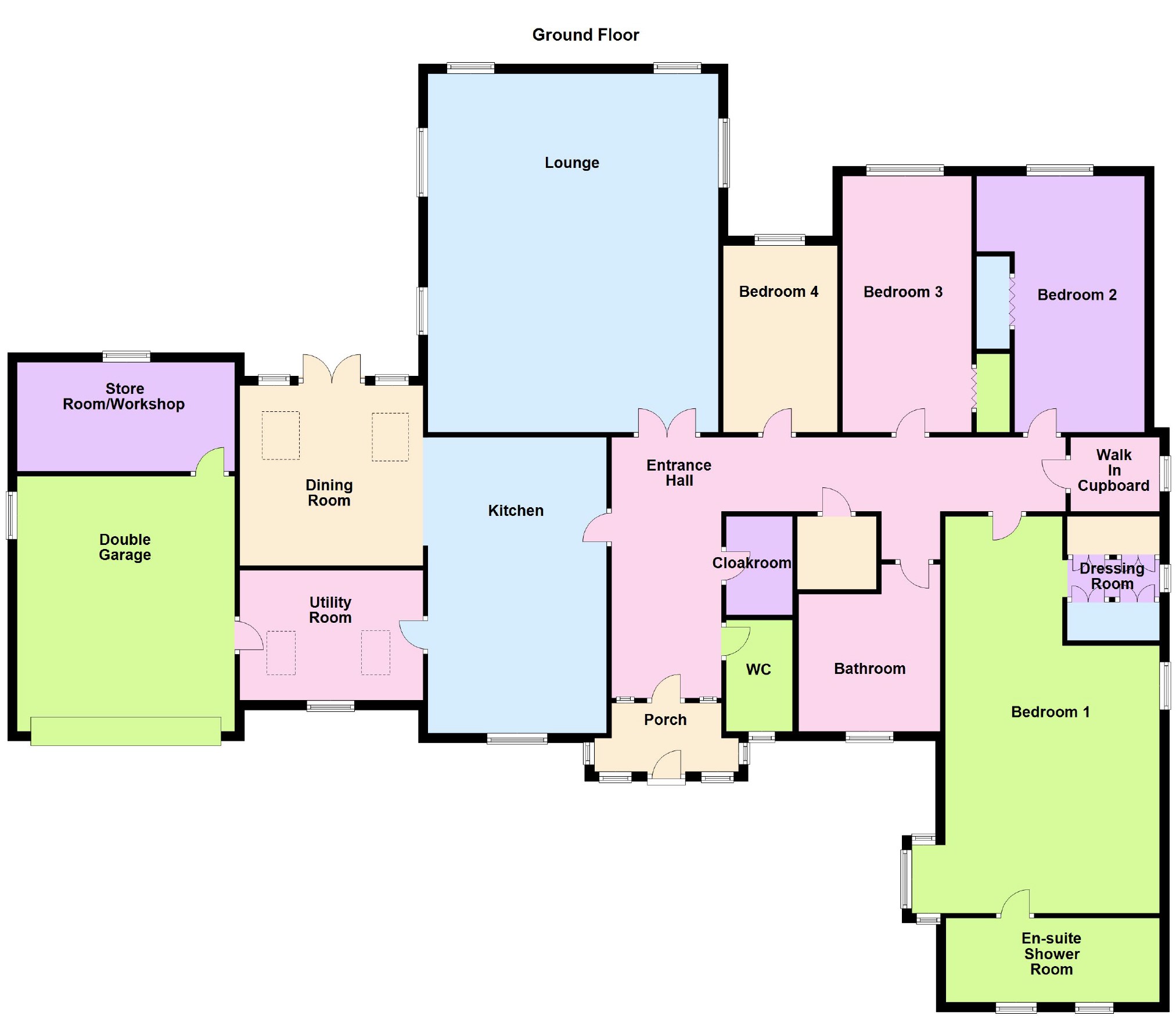 4 Bedrooms Detached bungalow for sale in Combs Road, Chapel-En-Le-Frith, High Peak SK23