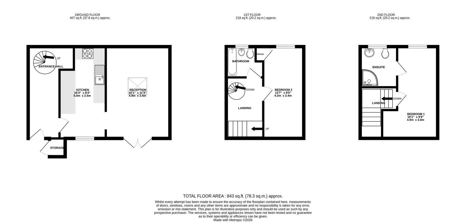 49, Course Park Crescent, Fareham floorplan