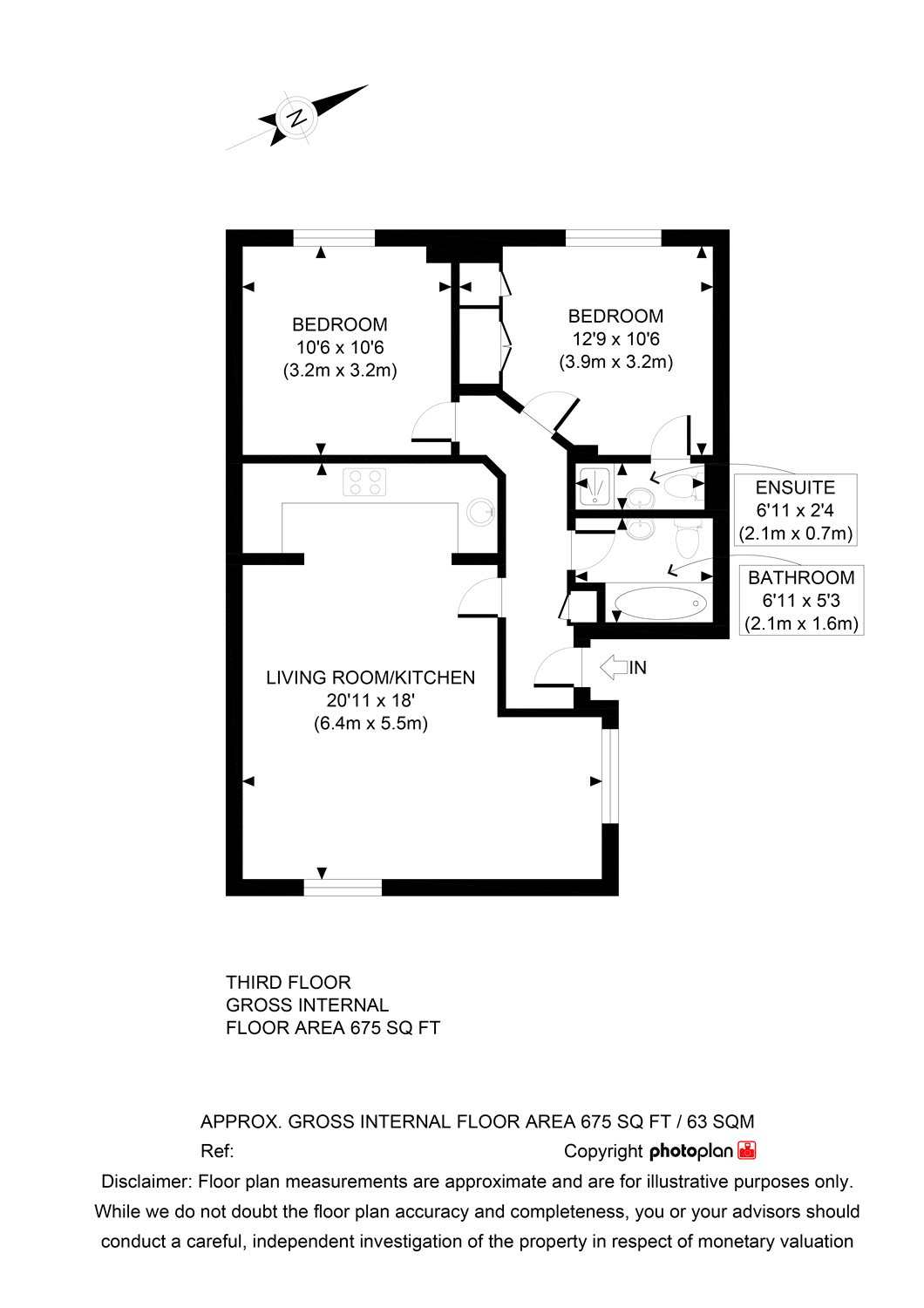 2 Bedrooms Flat to rent in Grosvenor Studios, Maybury Gardens, London NW10