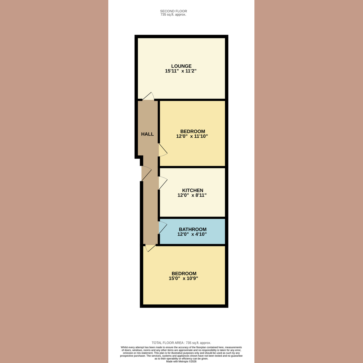 150B, London Road, Benfleet floorplan