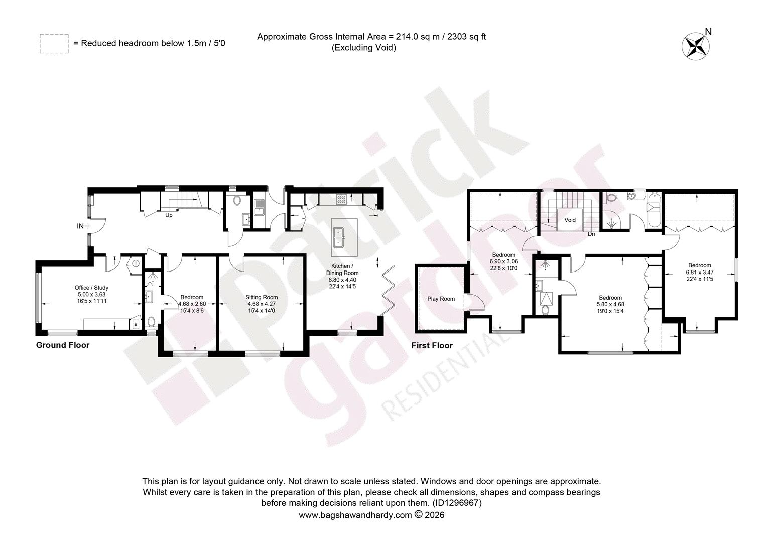 19a, Crabtree Lane, Great Bookham floorplan