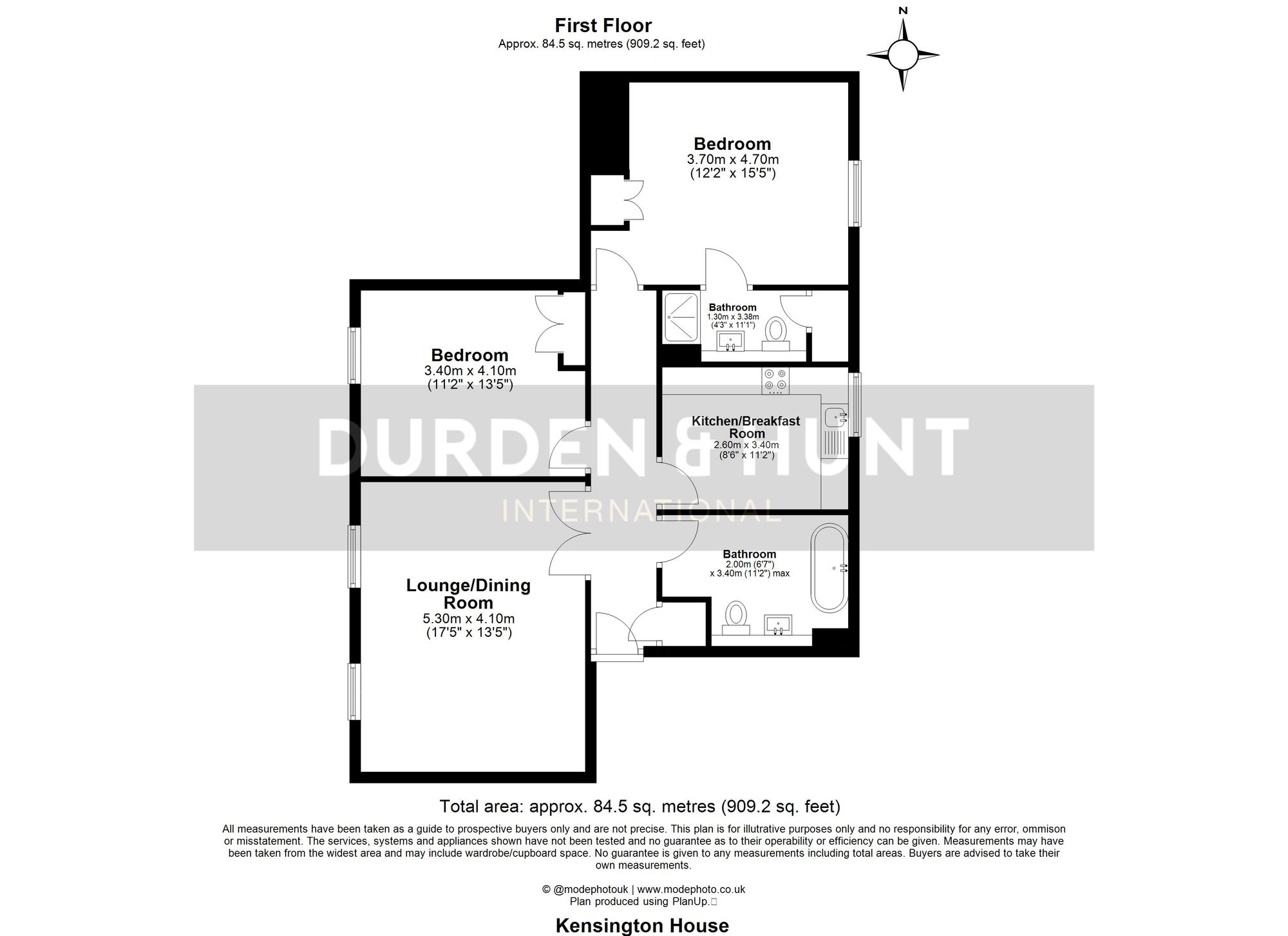 Flat 11, Kensington House Richmond Drive, Woodford Green floorplan