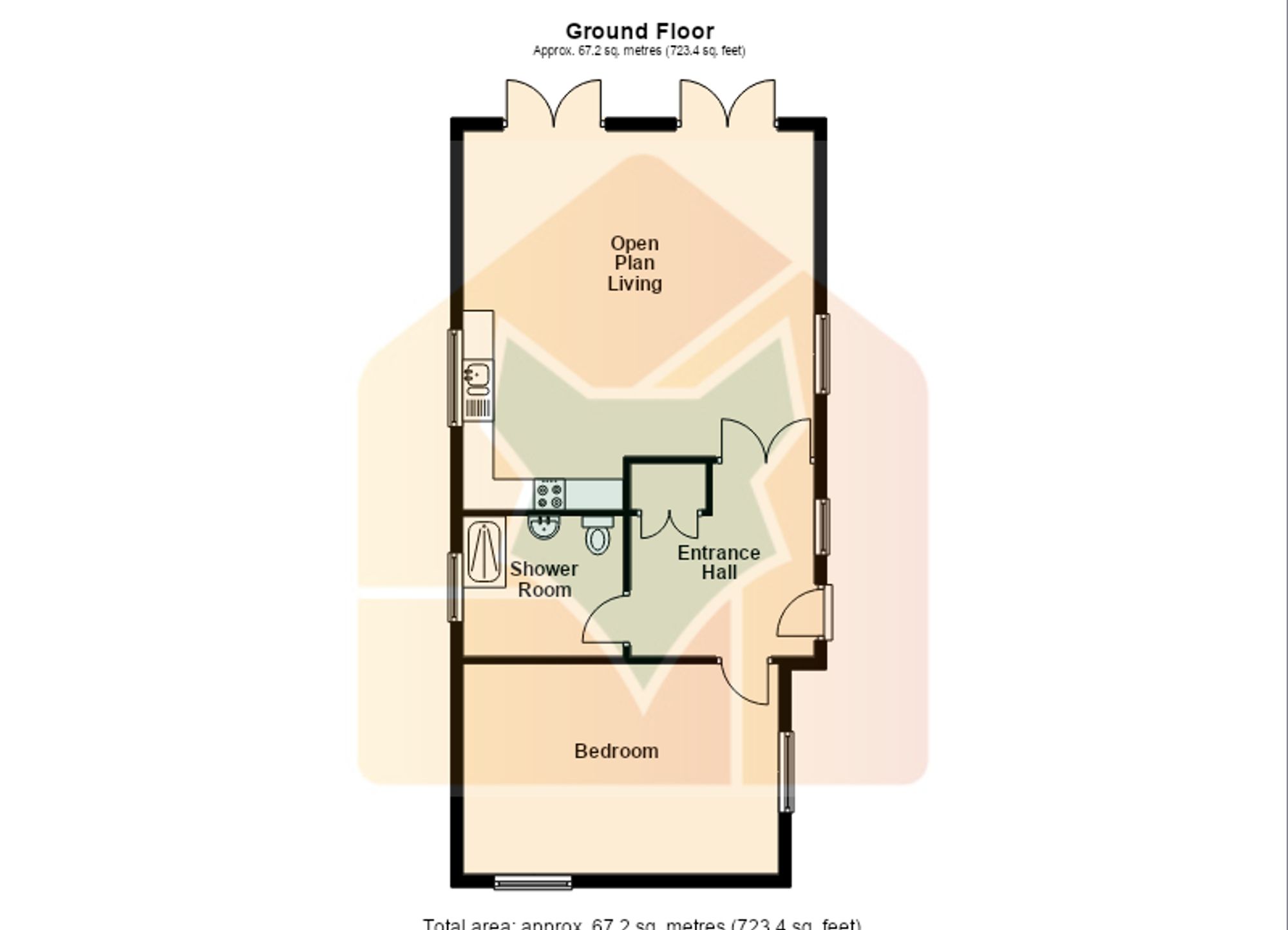 The Bungalow East Acridge, Barton-Upon-Humber floorplan