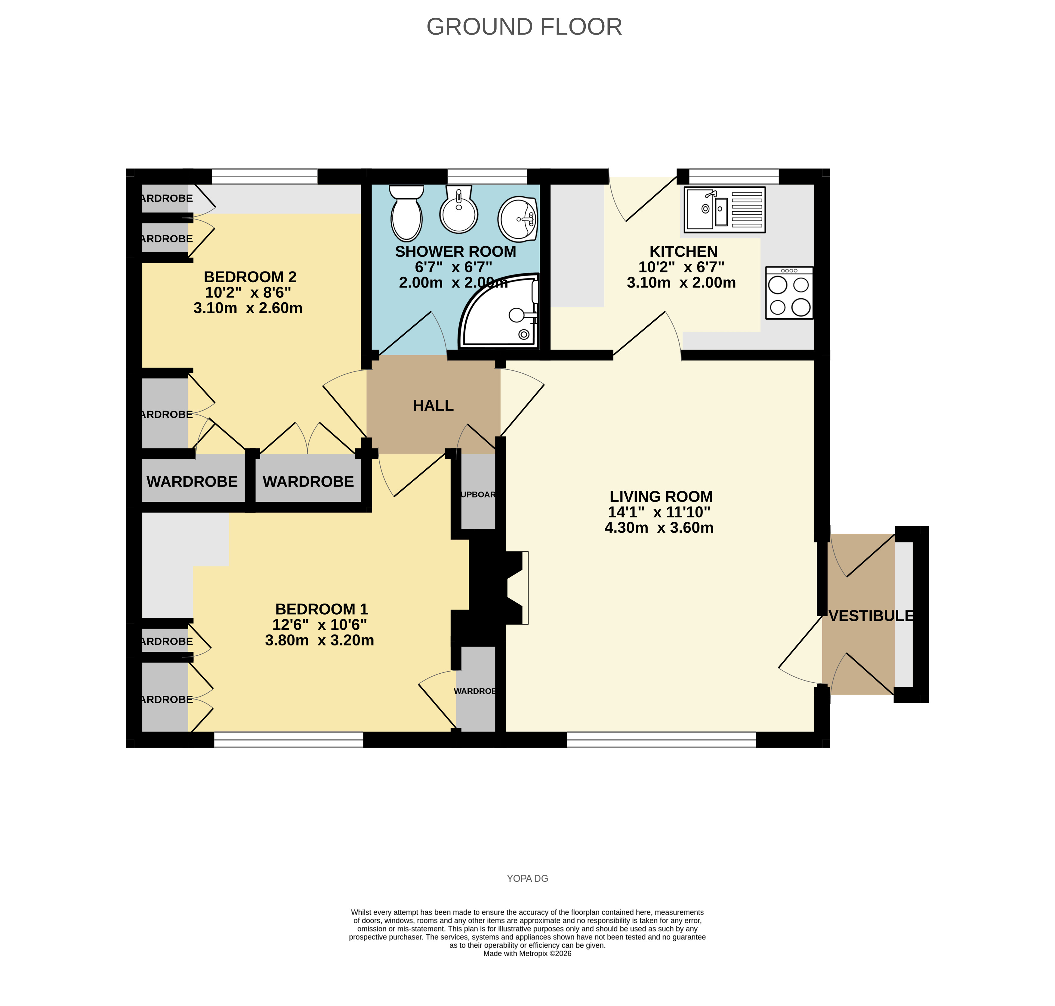 2, William Grove, Dalbeattie floorplan