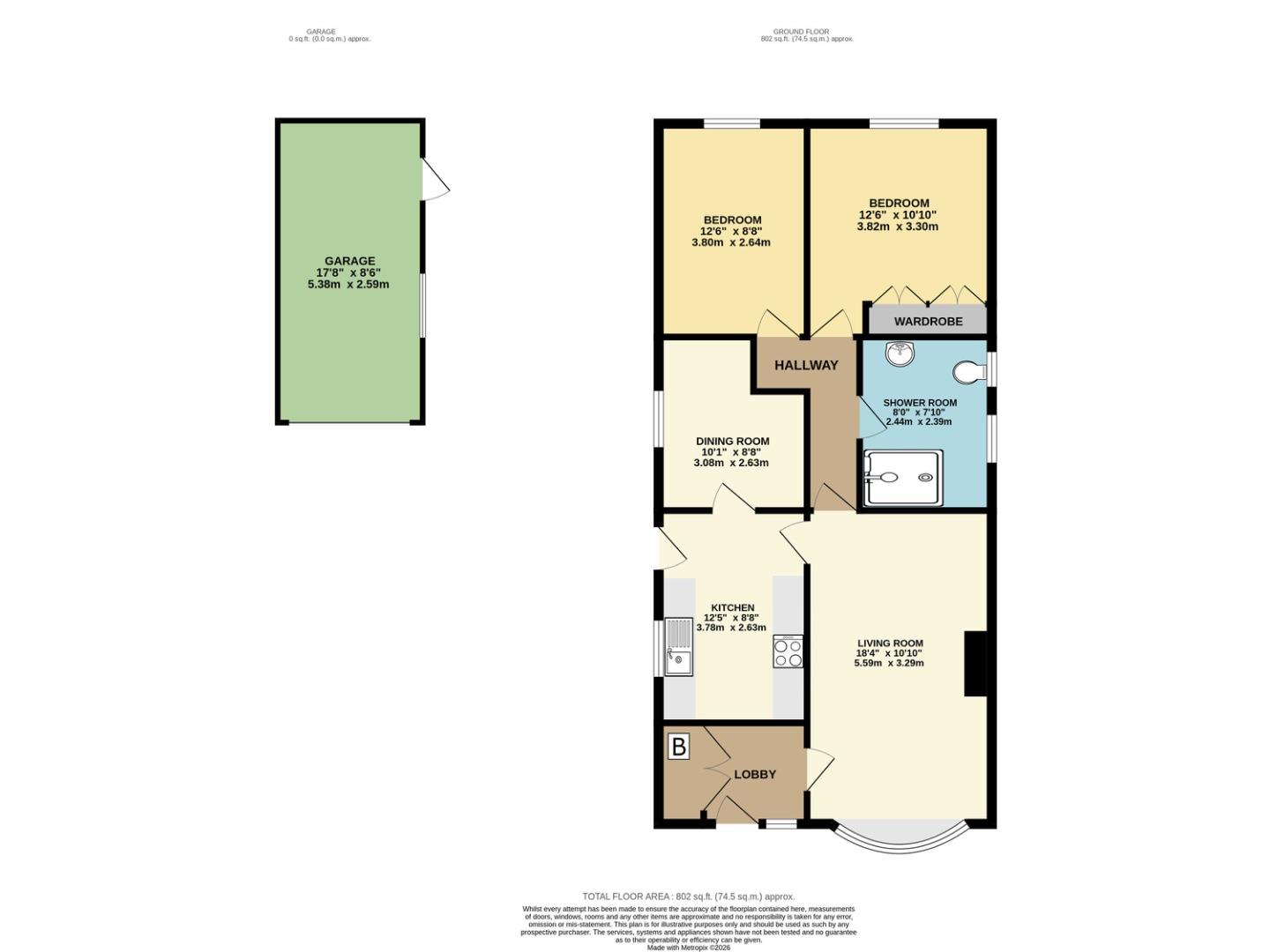 15, Ripley Grove, York floorplan