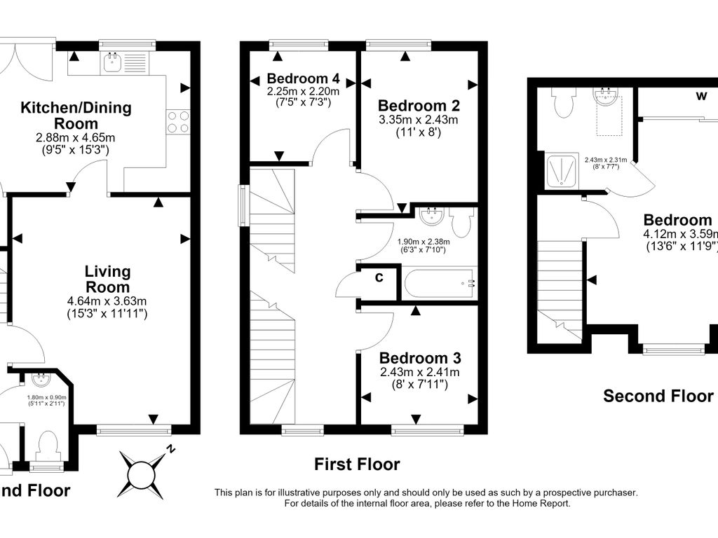 Badger Way, Edinburgh floorplan
