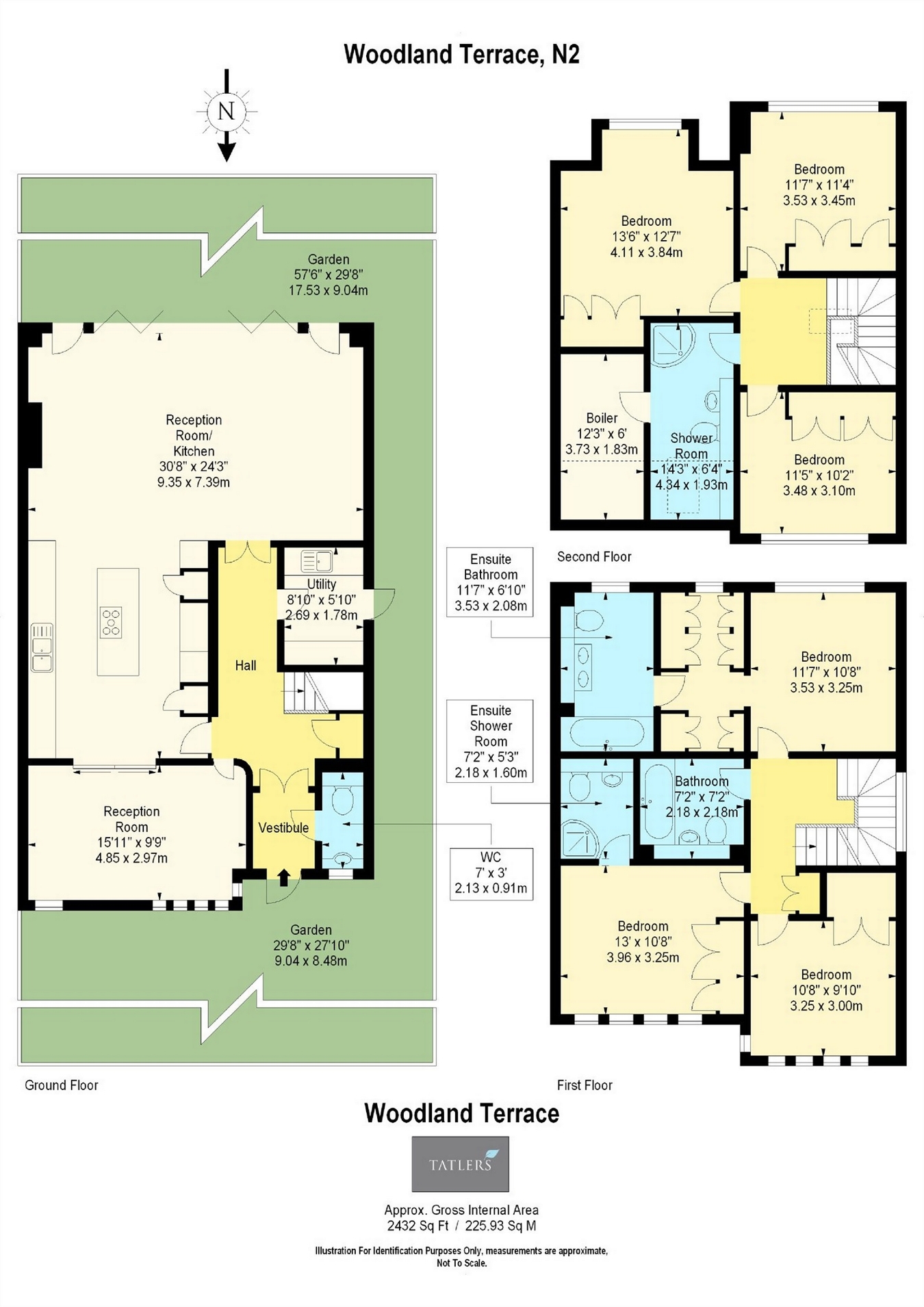 6 Bedrooms Semi-detached house for sale in Woodland Terrace, Twyford Avenue, East Finchley, London N2