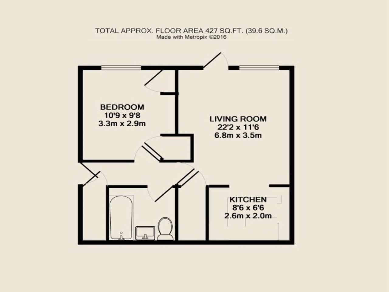 1 Bedrooms Flat to rent in Hawkshill, St Albans, Hertfordshire AL1