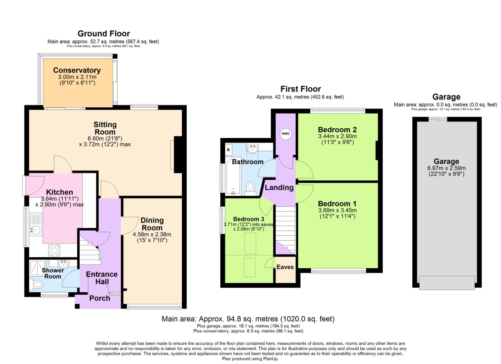 46, Bowbridge Lane, Gloucestershire floorplan