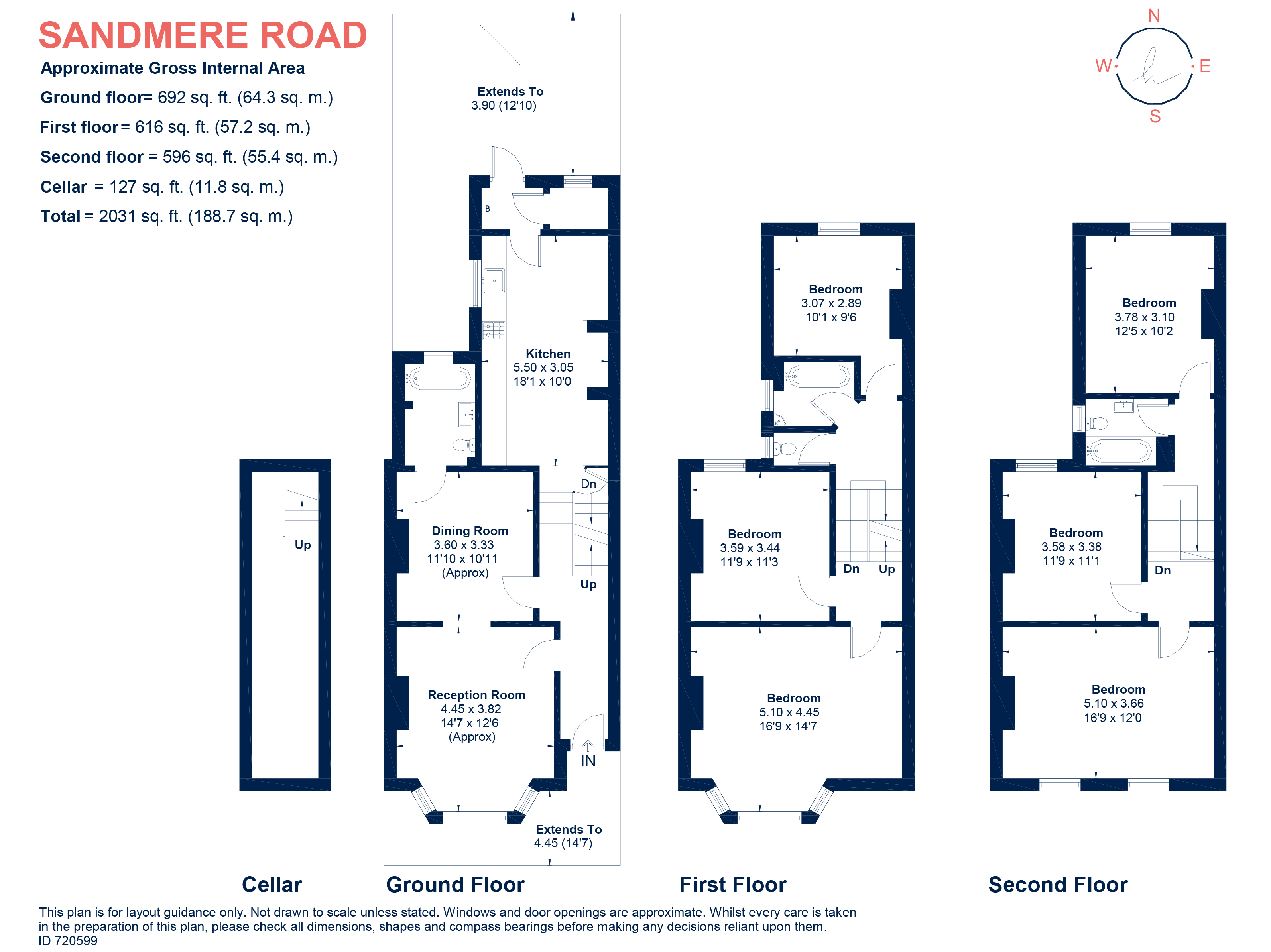 60, Sandmere Road, London floorplan