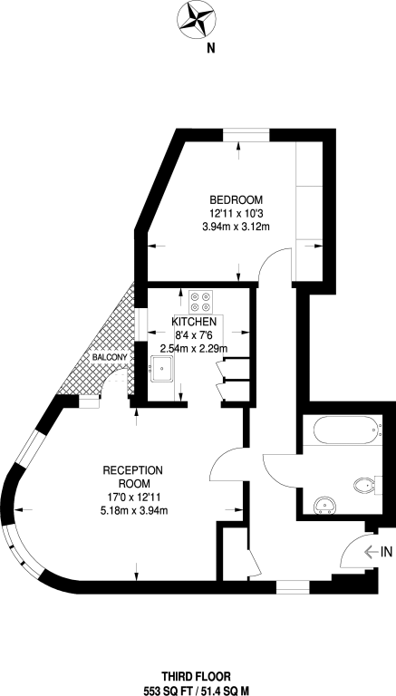 1 Bedrooms Flat to rent in Hornby Court, High Road, London NW10