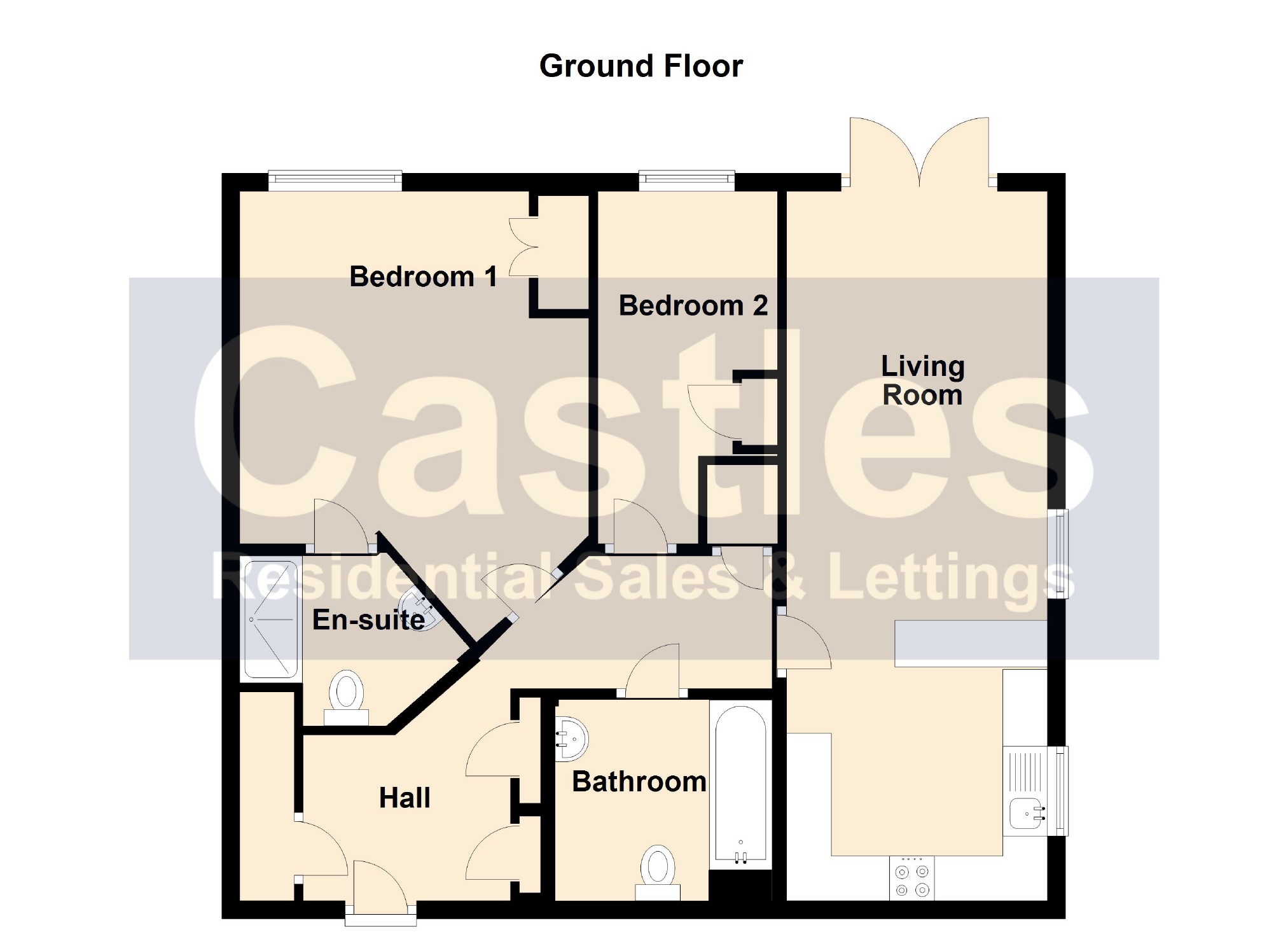 2 Bedrooms Flat for sale in Brunel Crescent, Swindon SN2