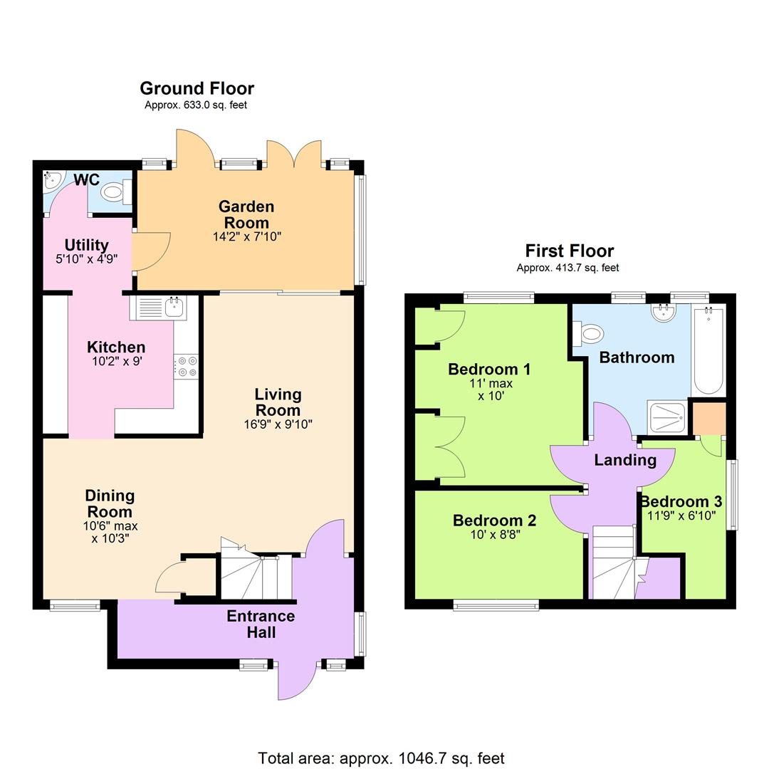 10, Yardley Avenue, Pitstone floorplan