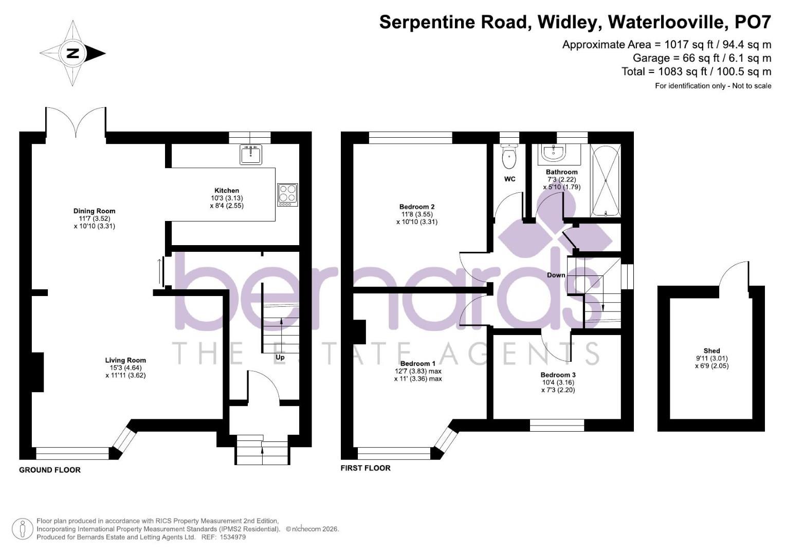Serpentine Road, Waterlooville floorplan