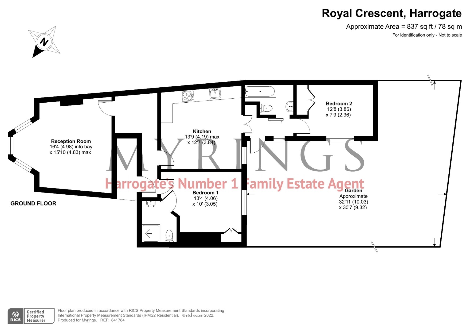 Royal Crescent, Harrogate HG2, 2 bedroom flat for sale 61415961