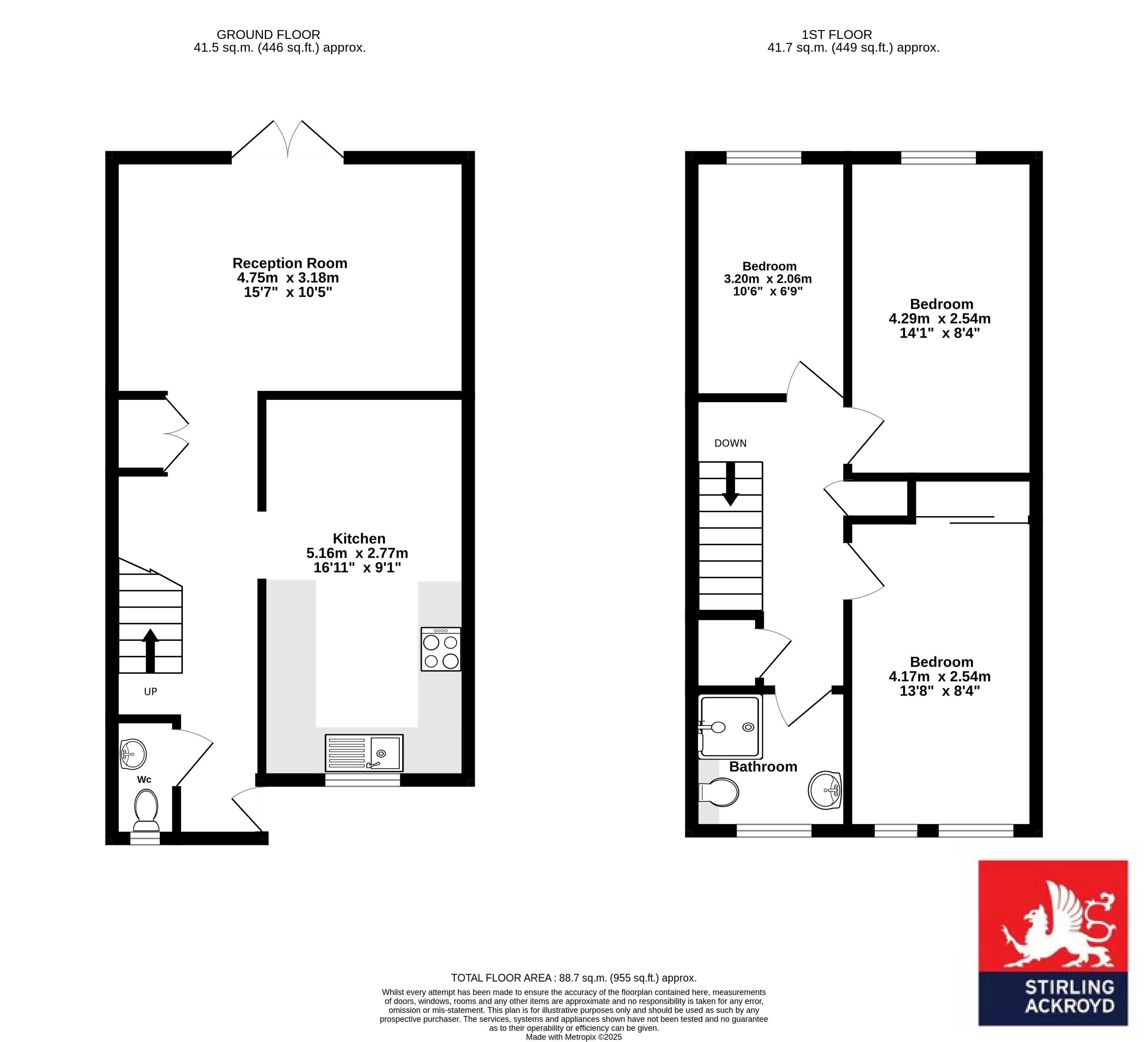 35, Monnow Road, London floorplan