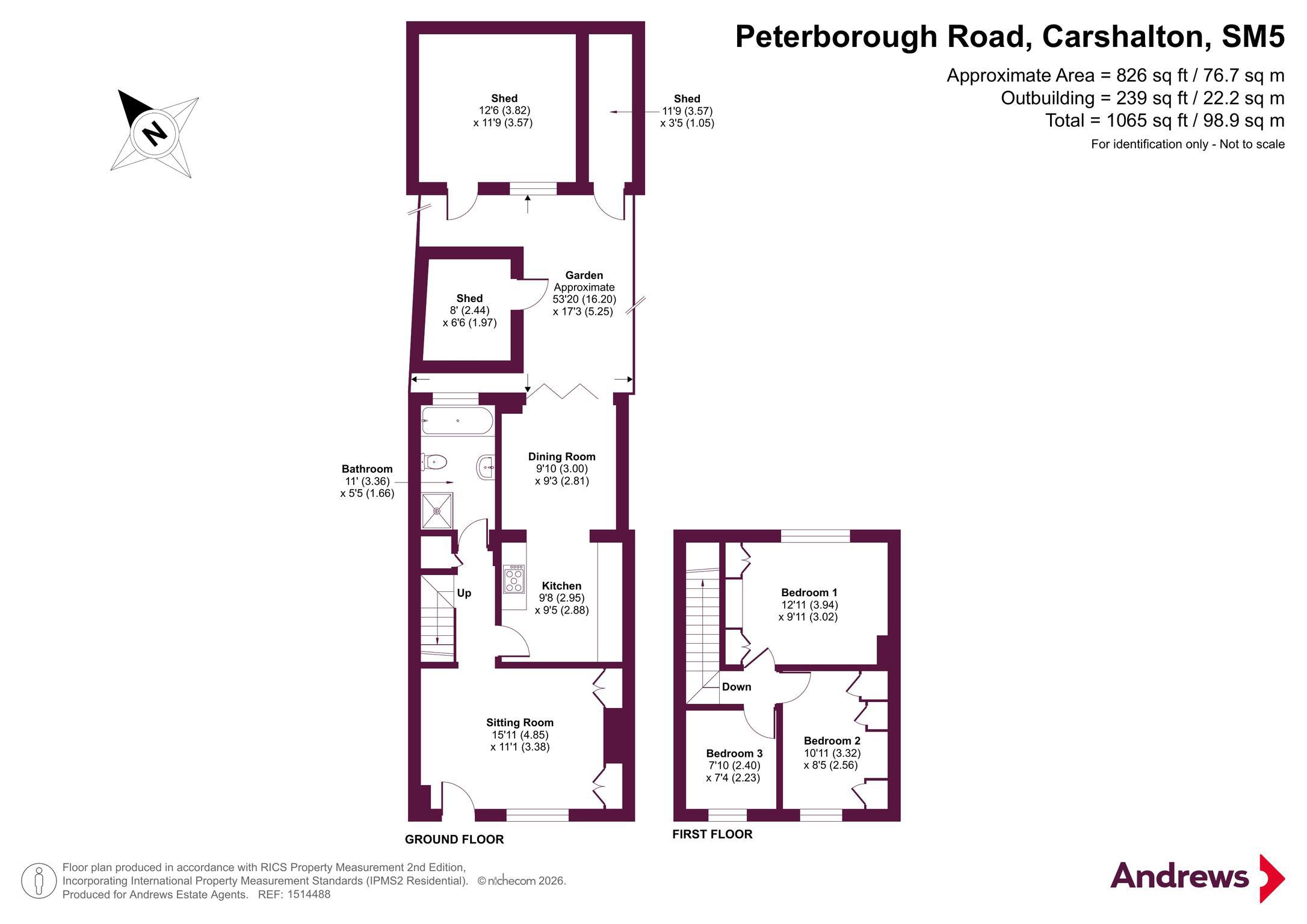 21, Peterborough Road, Carshalton floorplan