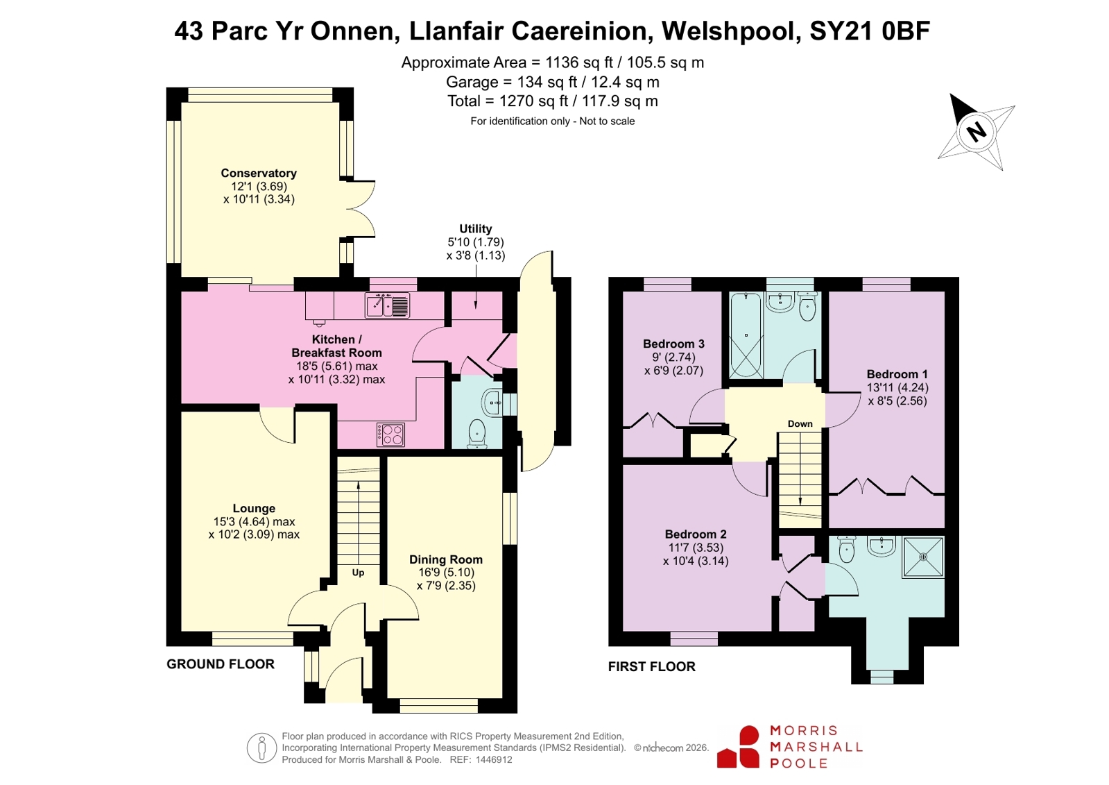 43, Parc Yr Onnen, Welshpool floorplan