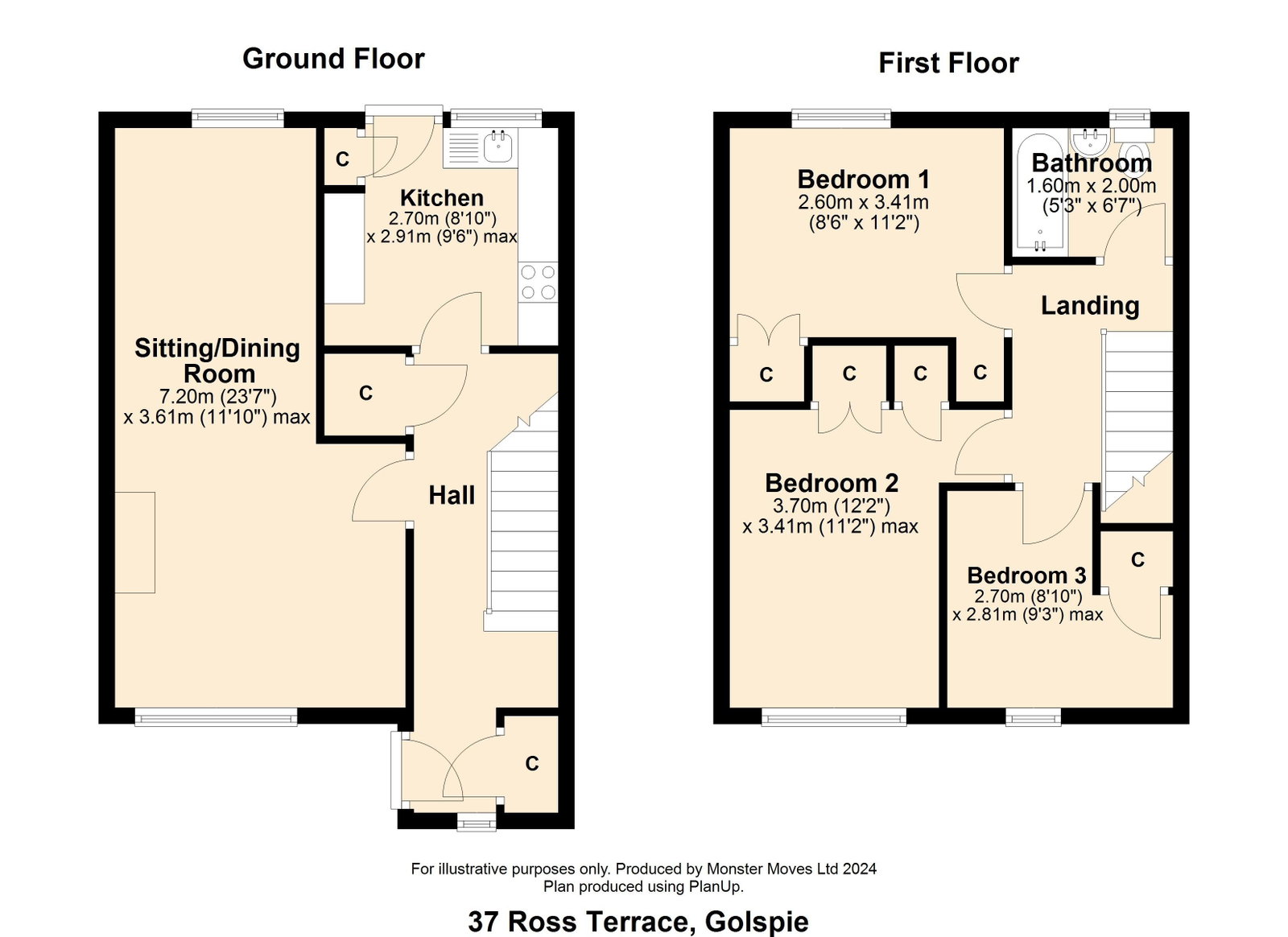 37, Ross Street, Golspie floorplan