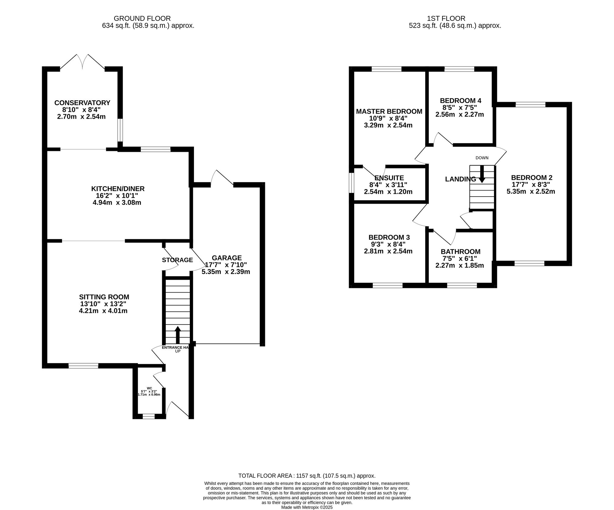 34 Garner Drive, Manchester floorplan