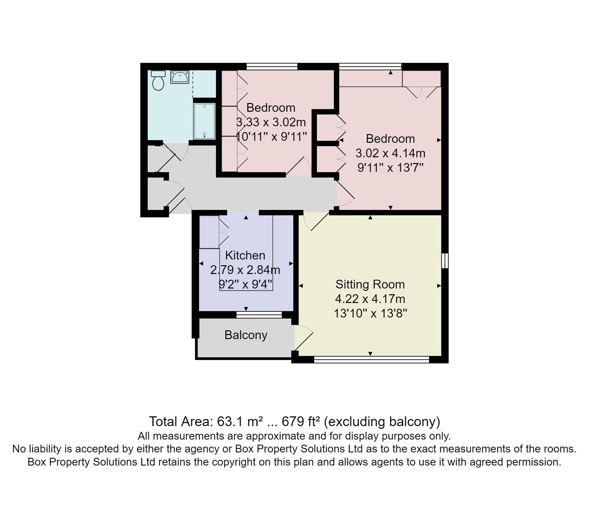 29 Queens Close, Lancaster Road, Harrogate floorplan