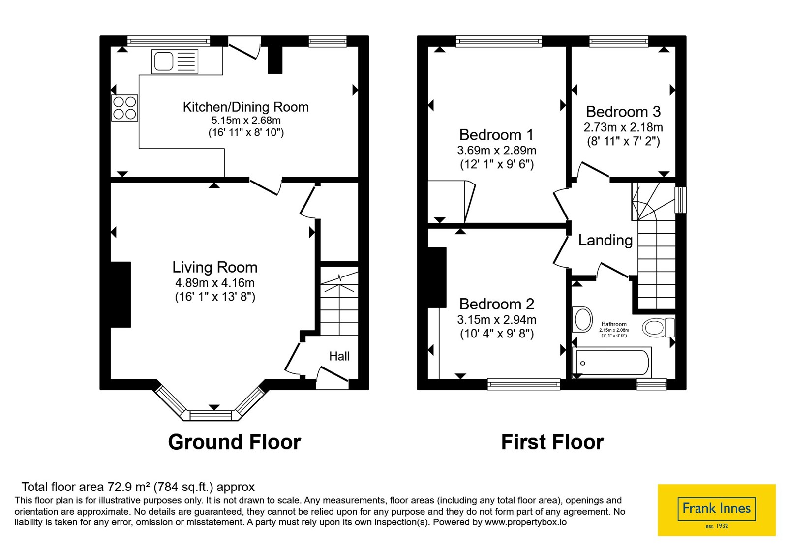 5, Byron Avenue, Nottingham floorplan