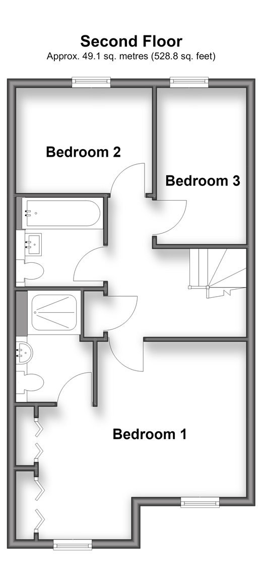 Downland Walk Walderslade, Chatham floorplan