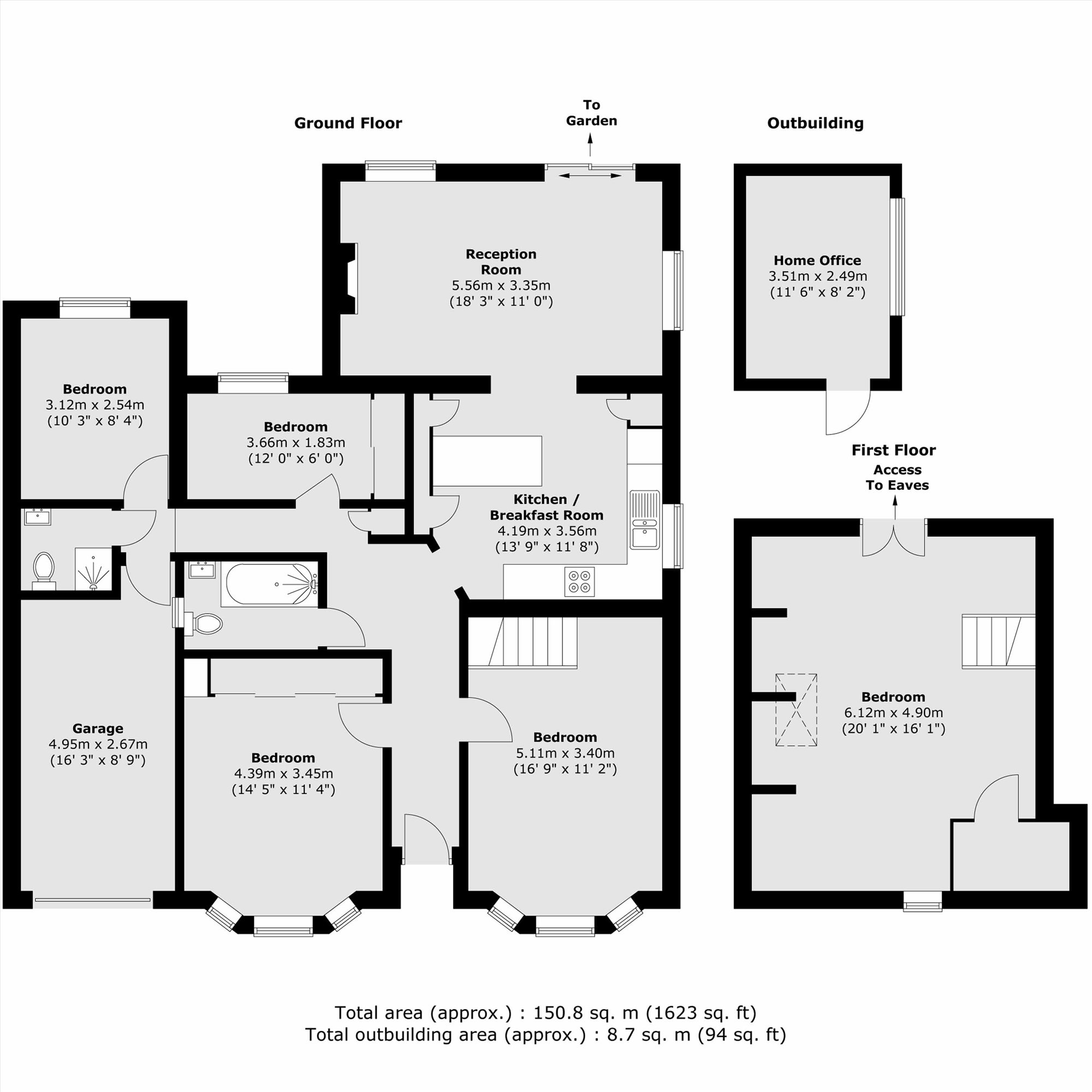 9, Kings Avenue, Sunbury-On-Thames floorplan