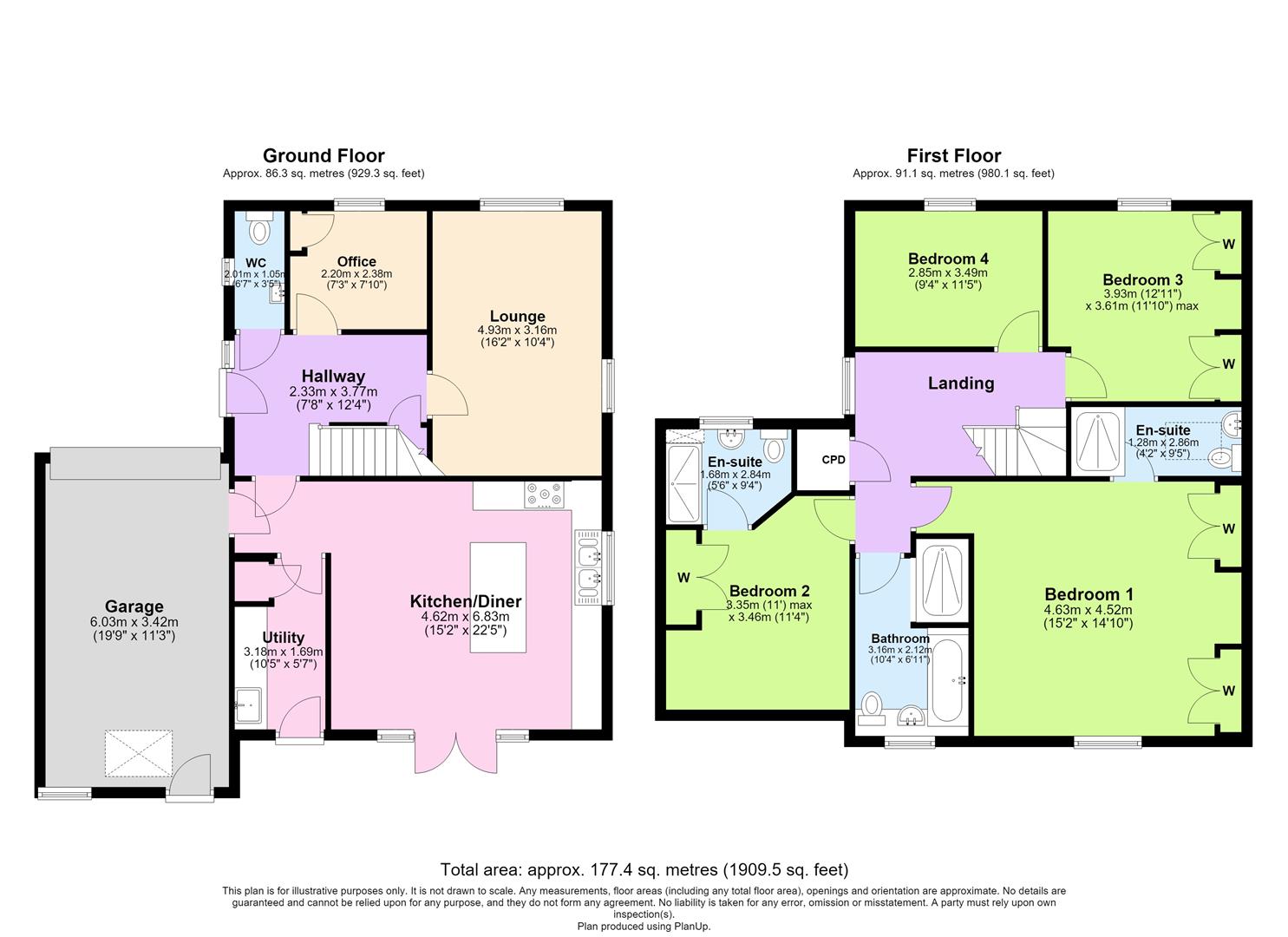 Holly Bush House, Leamington Hastings Road, Birdingbury floorplan