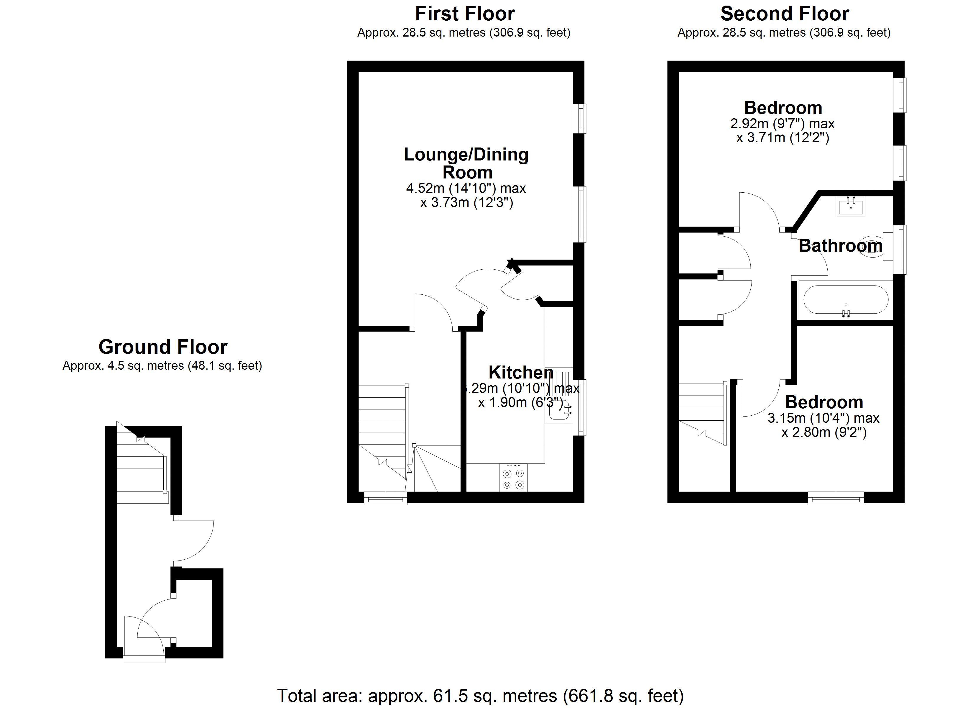 73, Majestic Way, Telford floorplan