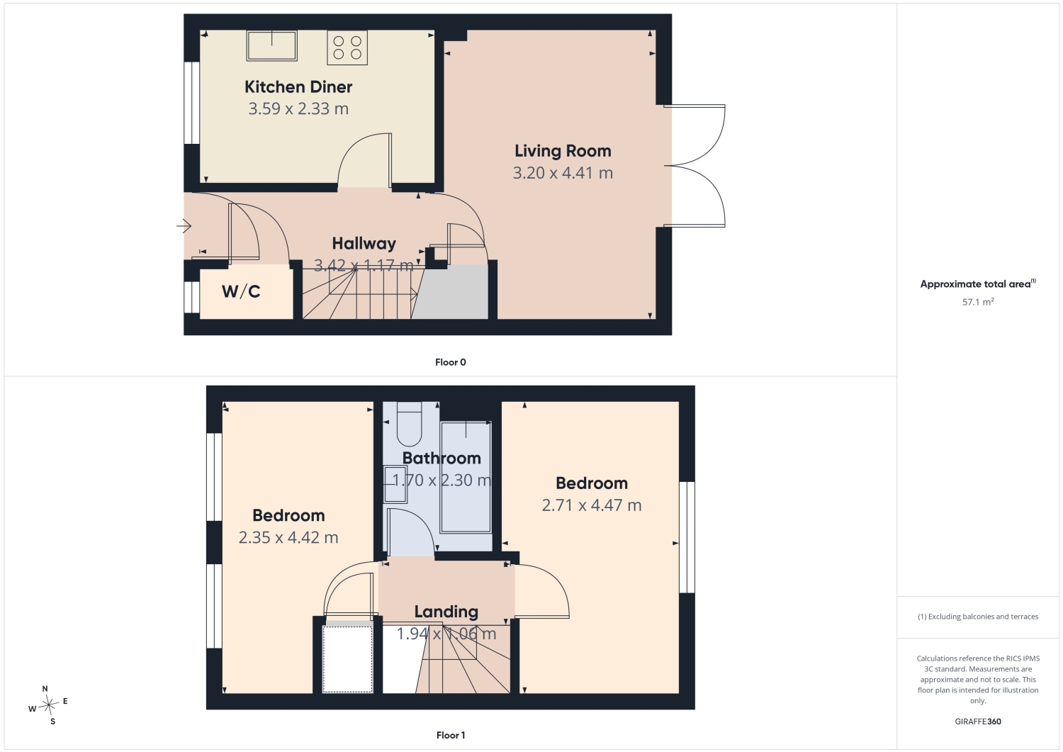 27, Sundew Court, Darlington floorplan