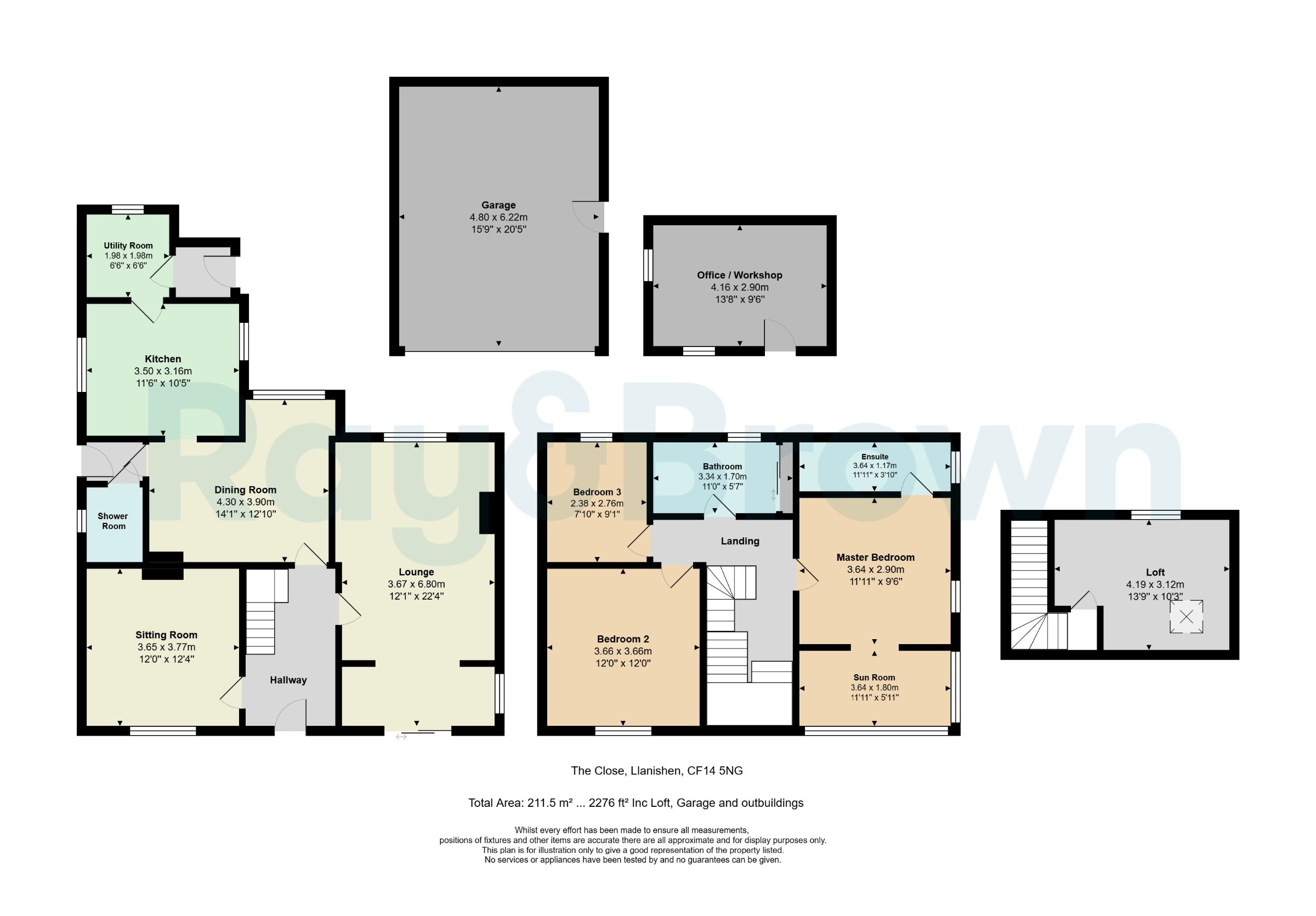 8 The Close, Cardiff floorplan