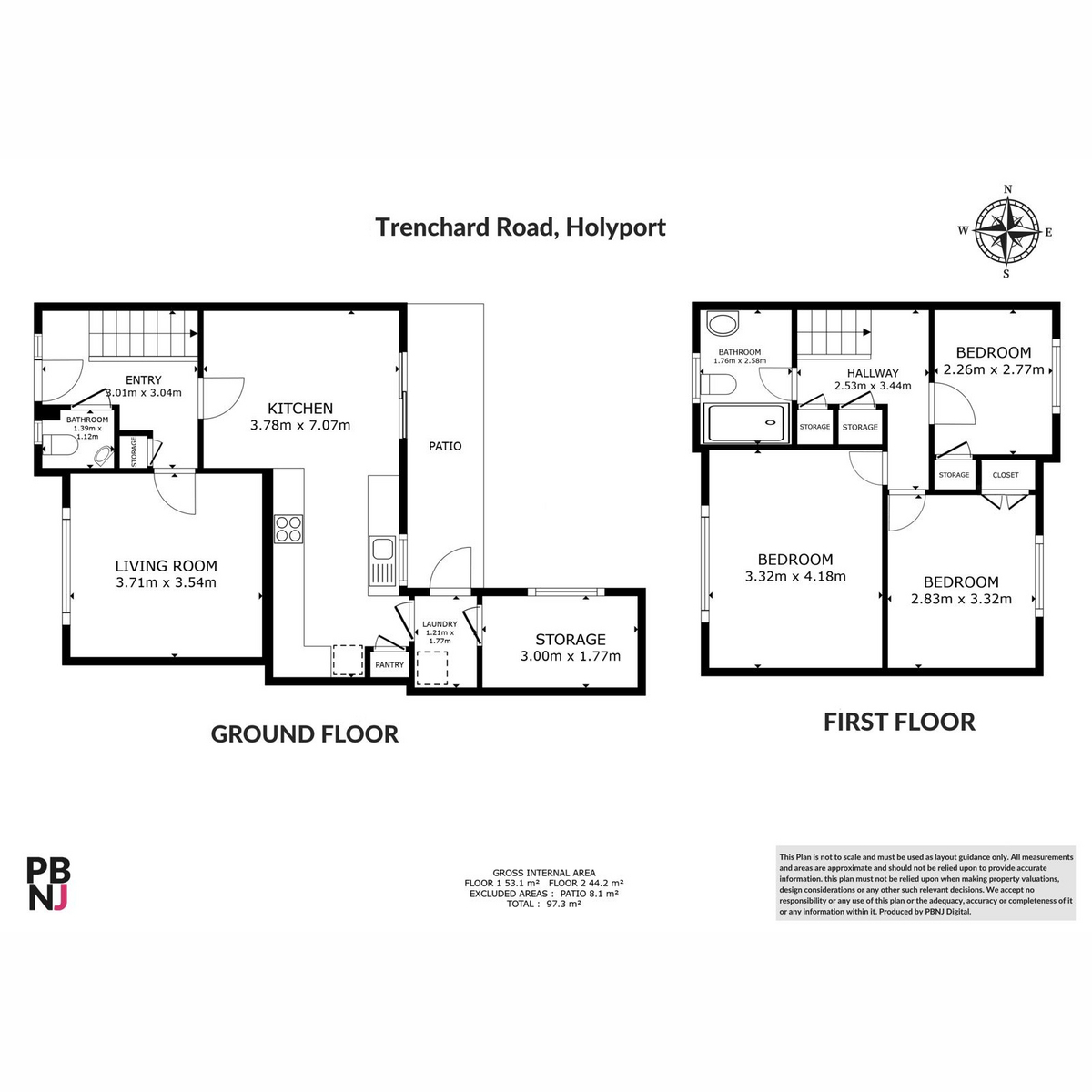 73, Trenchard Road, Holyport floorplan