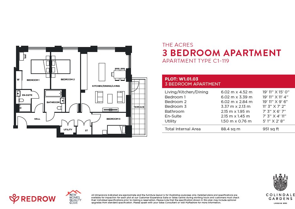 Thonrey Close, London floorplan