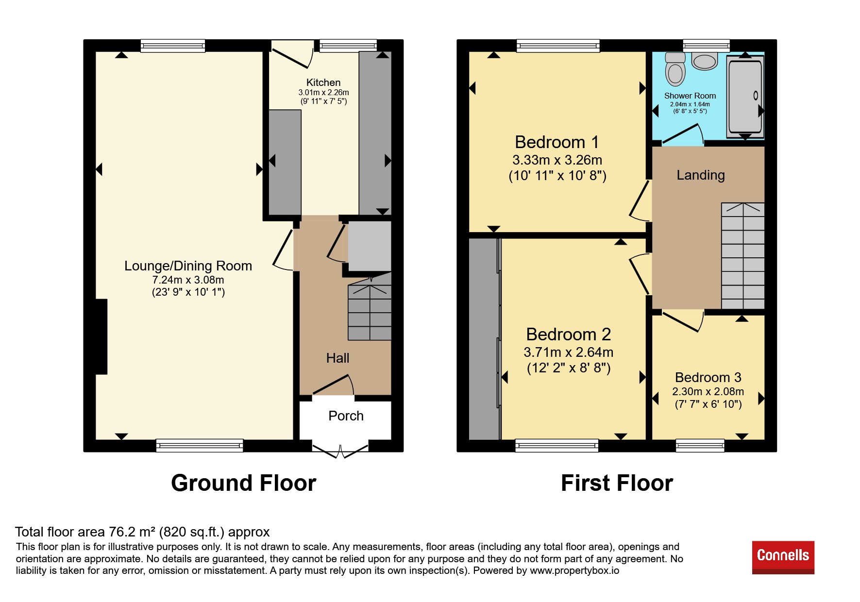 3, Elmore, Bristol floorplan