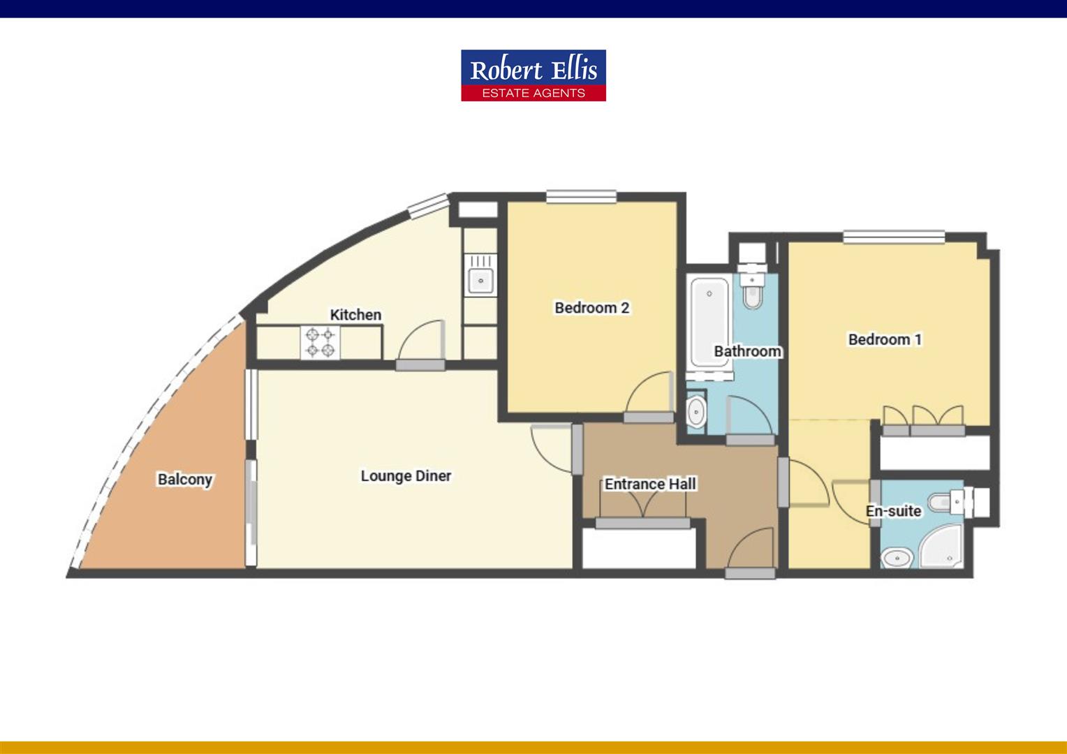 14 Greenslade House, The Manor, Church Street, Nottingham floorplan