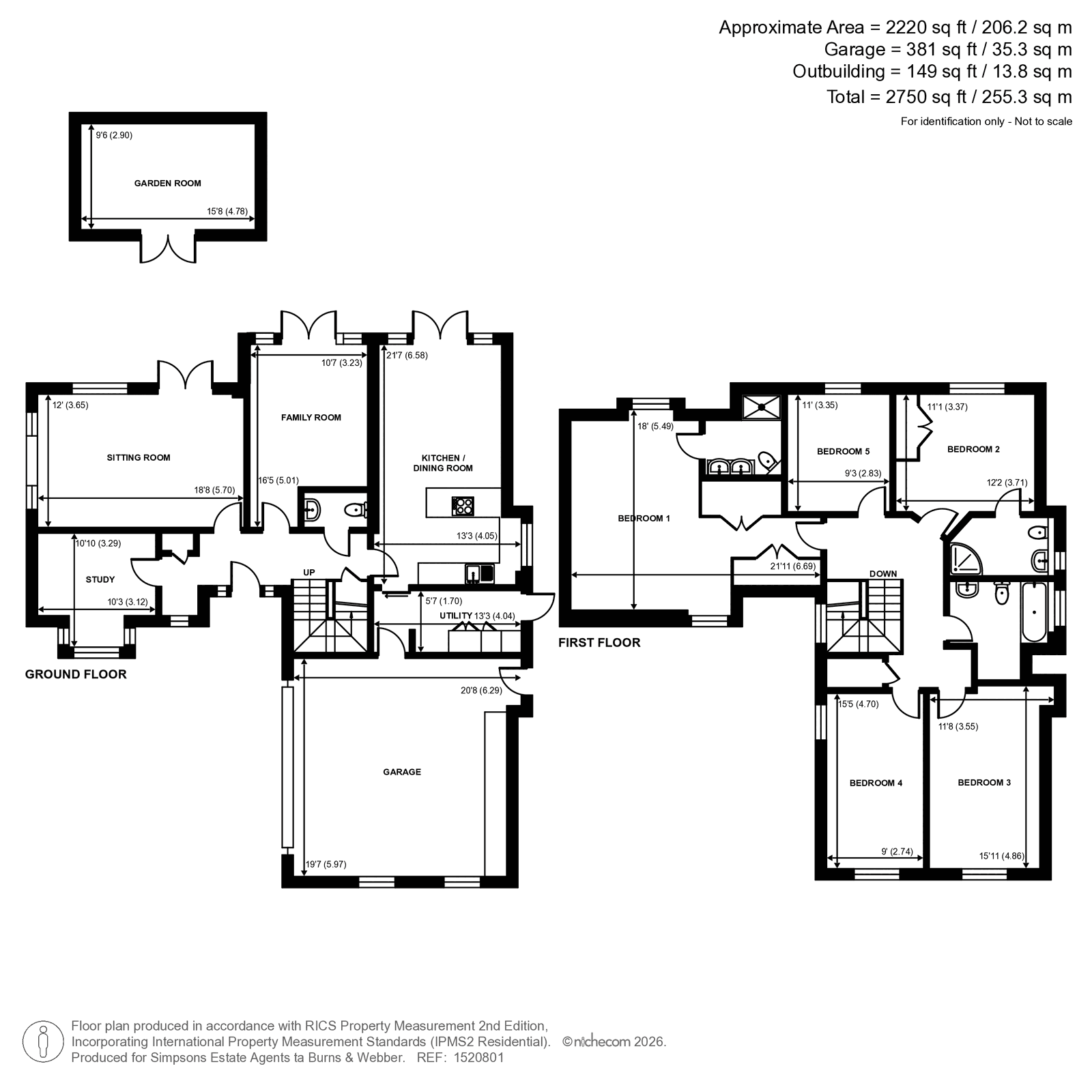 4, Woodland Copse, Ifold floorplan